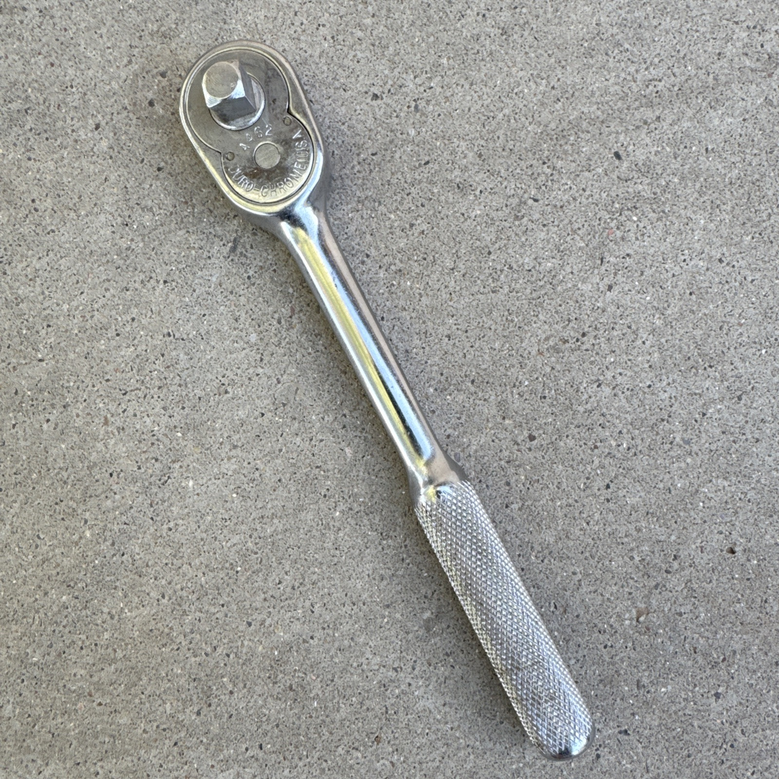 Vintage DURO-CHROME (Indestro) 4462 Reversible Ratchet 3/8\