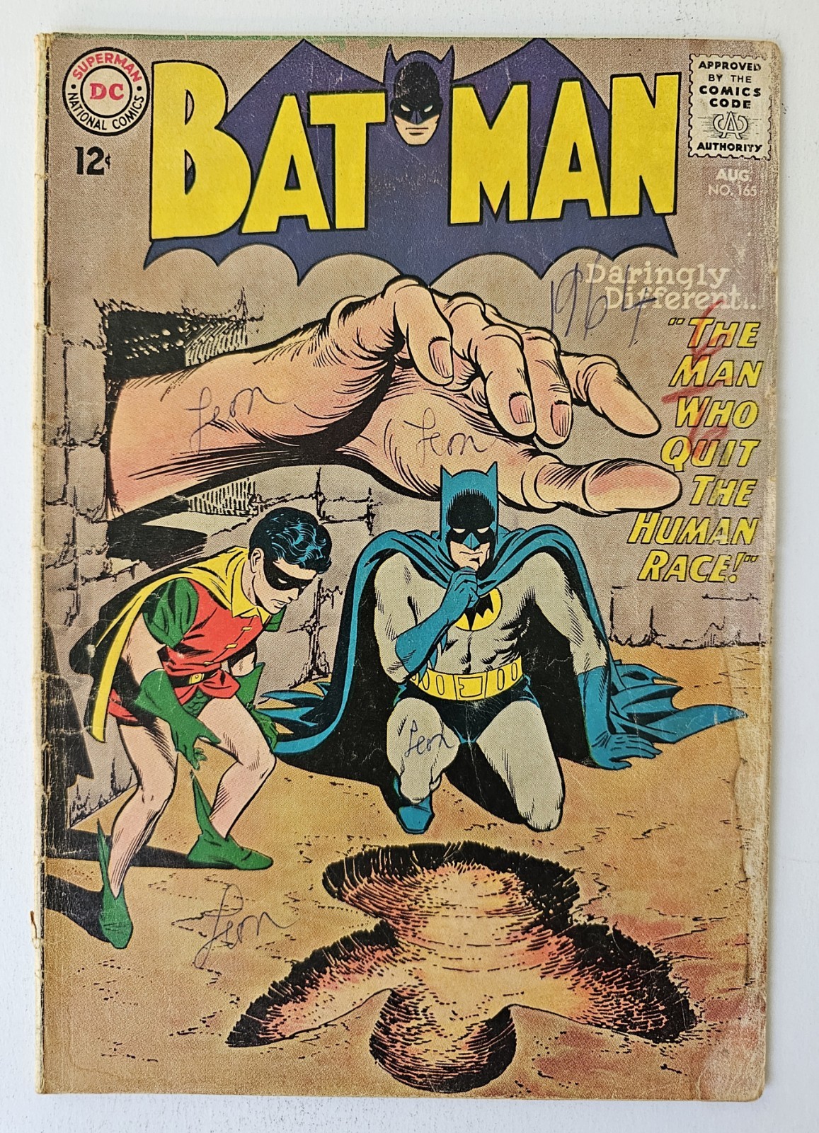 Batman #165 (DC Comics August 1964) Silver Age 