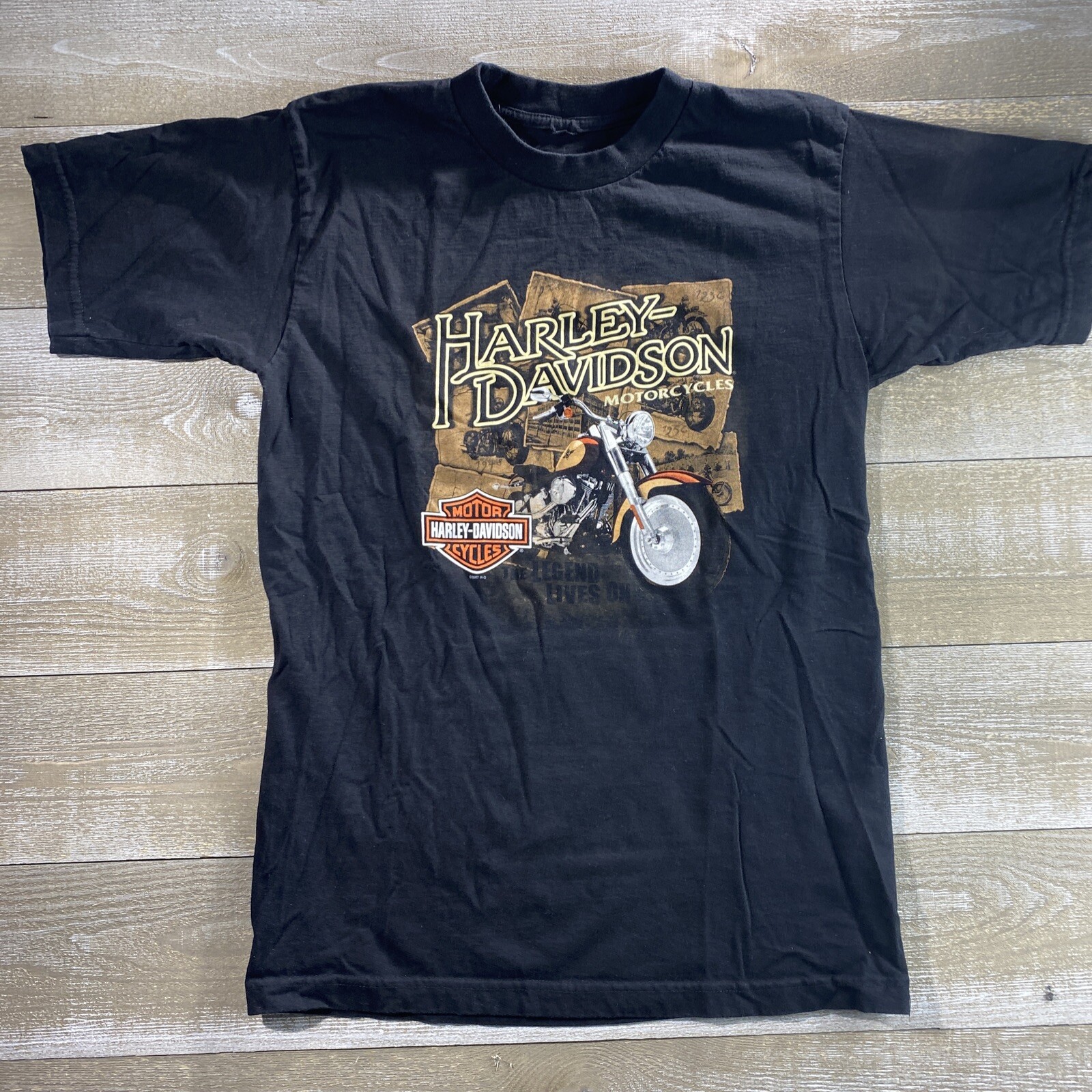 Harley Davidson Nags Head North Carolina Skeleton Pirate T Shirt 2007 Med?
