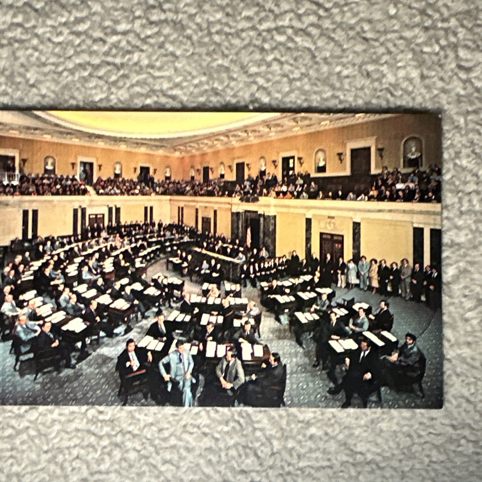 1978 US Senate Panama Canal Treaty Postcard Vintage Political Ephemera
