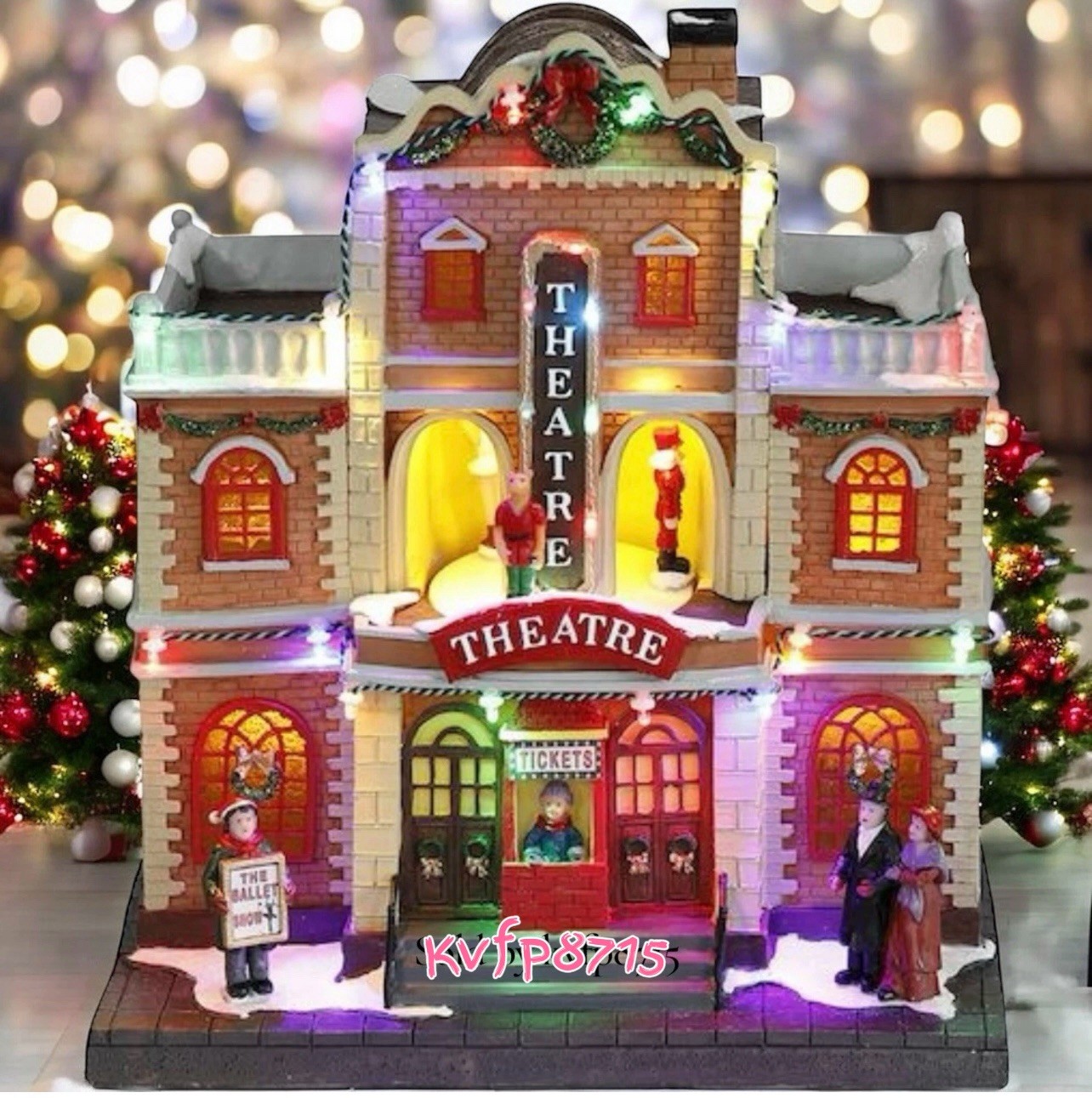 North Spruce Lane Ballet Theater Village Led Light Animated Musical Limited 2025