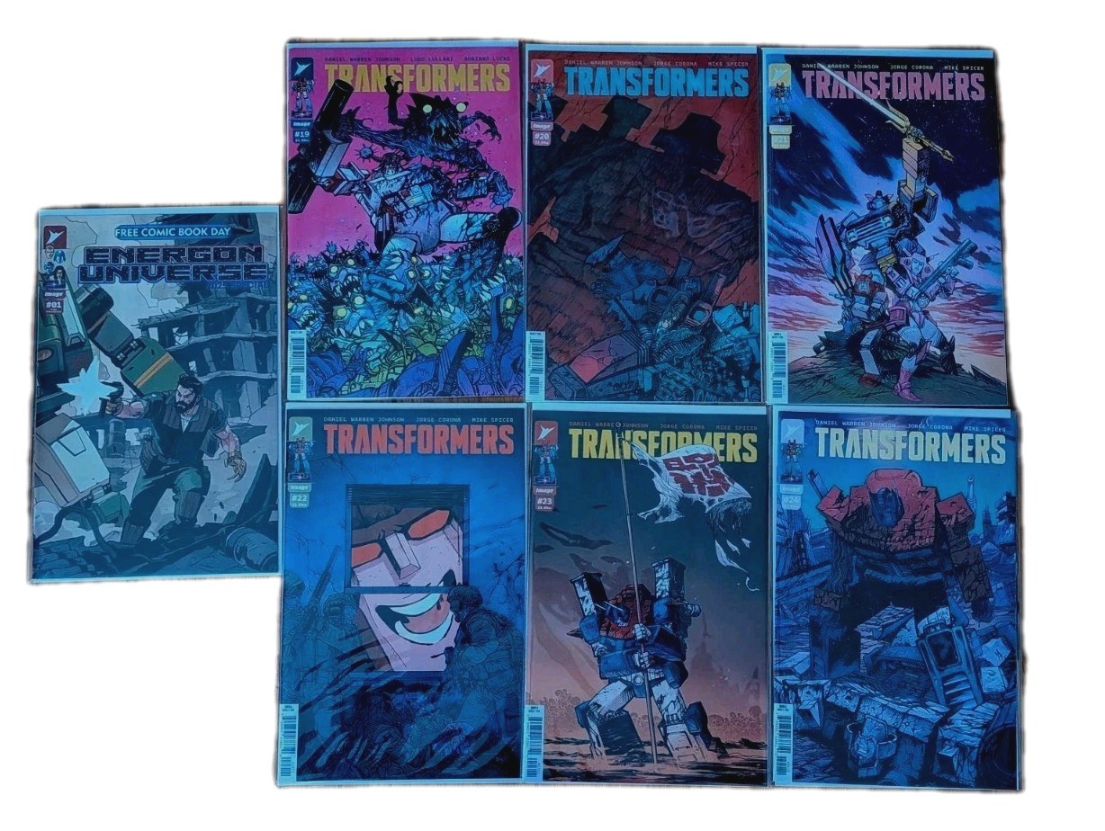 TRANSFORMERS (2025) #19-24 + EU FCBD NM-/VF+ COMPLETE ARC SET IMAGE COMICS