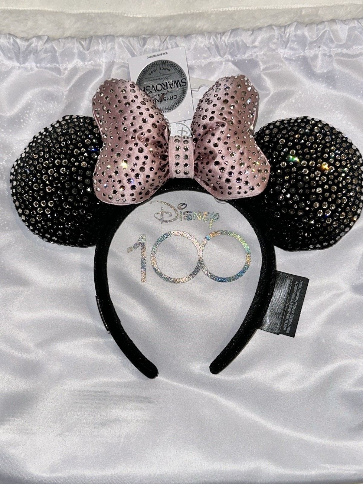 Disney 100th Anniversary Swarovski Crystal Minnie Ears - Limited Edition (NIB)