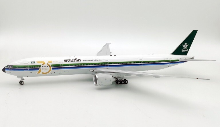 Inflight IF773SV1121 Saudia Boeing 777-300ER 75 Anv HZ-AK28 Diecast 1/200 Model
