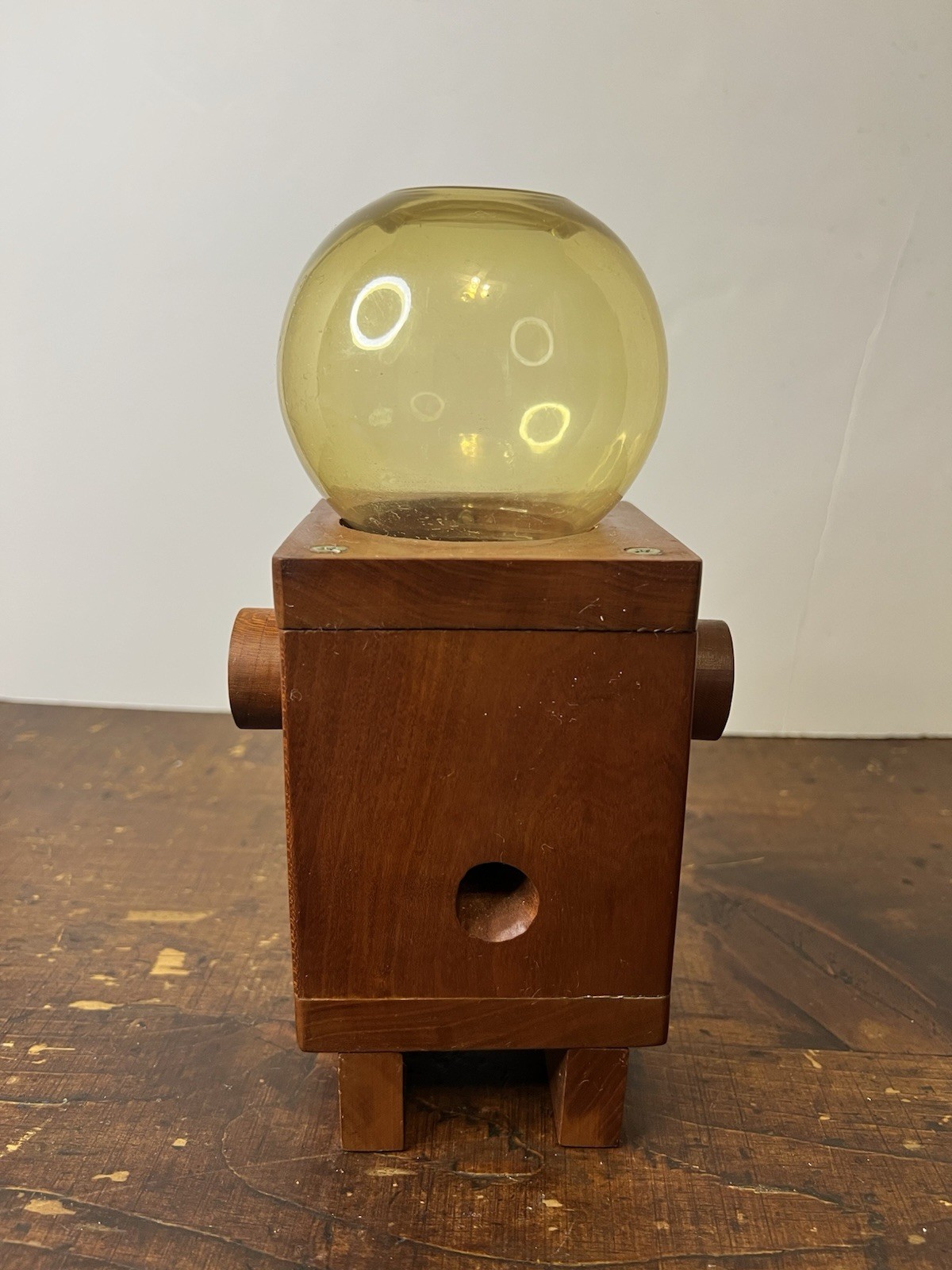 Vintage Folk Nut Candy Dispenser