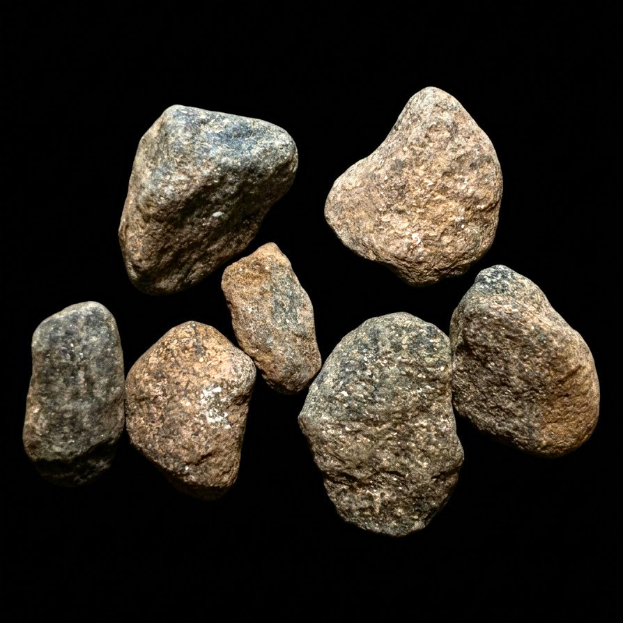 Sparkling Mica Schist / Granite Specimen Lot (7 Pcs) – Rough Shimmering Minerals