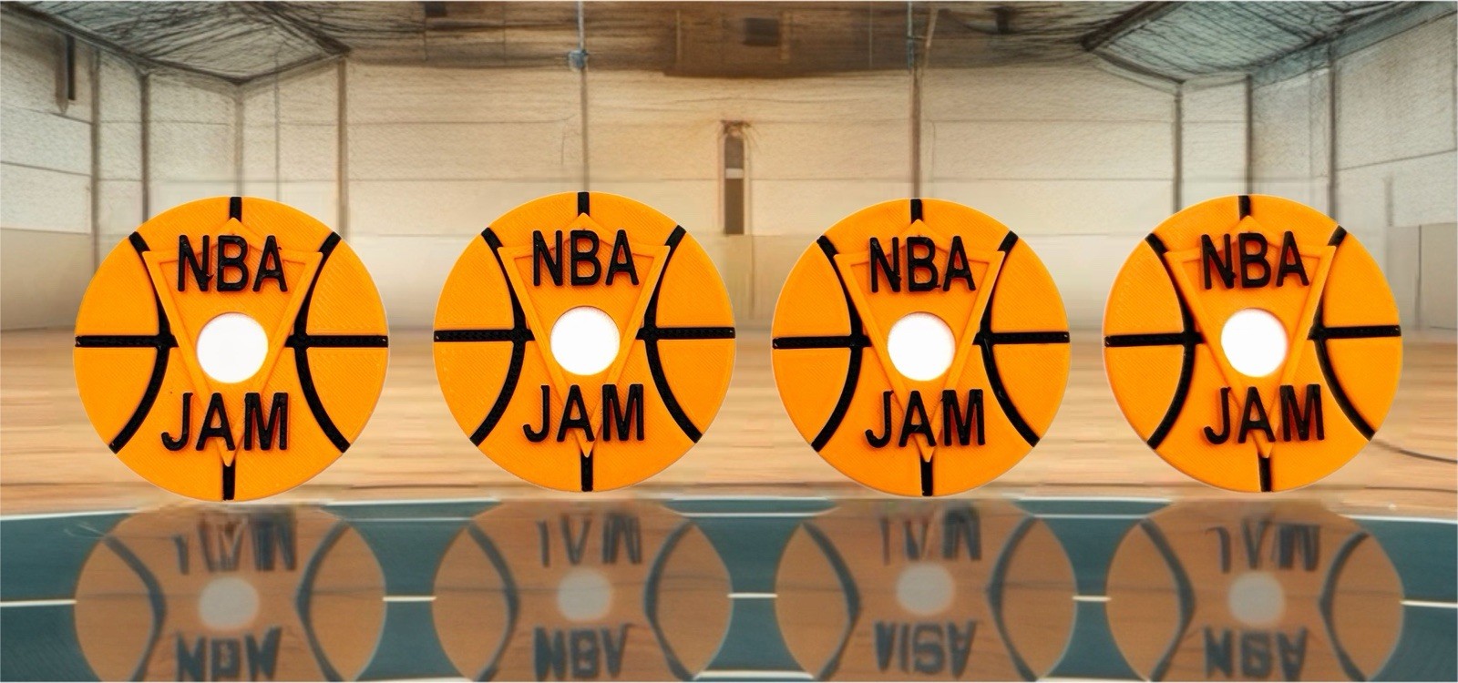NBA Jam  Arcade Joystick Dust Covers Set Of 4 