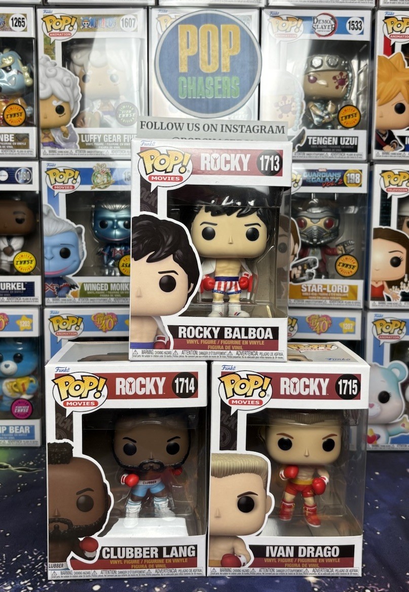 Funko POP Movies: Rocky - 3 Pop Full Set #1713-1714-1715