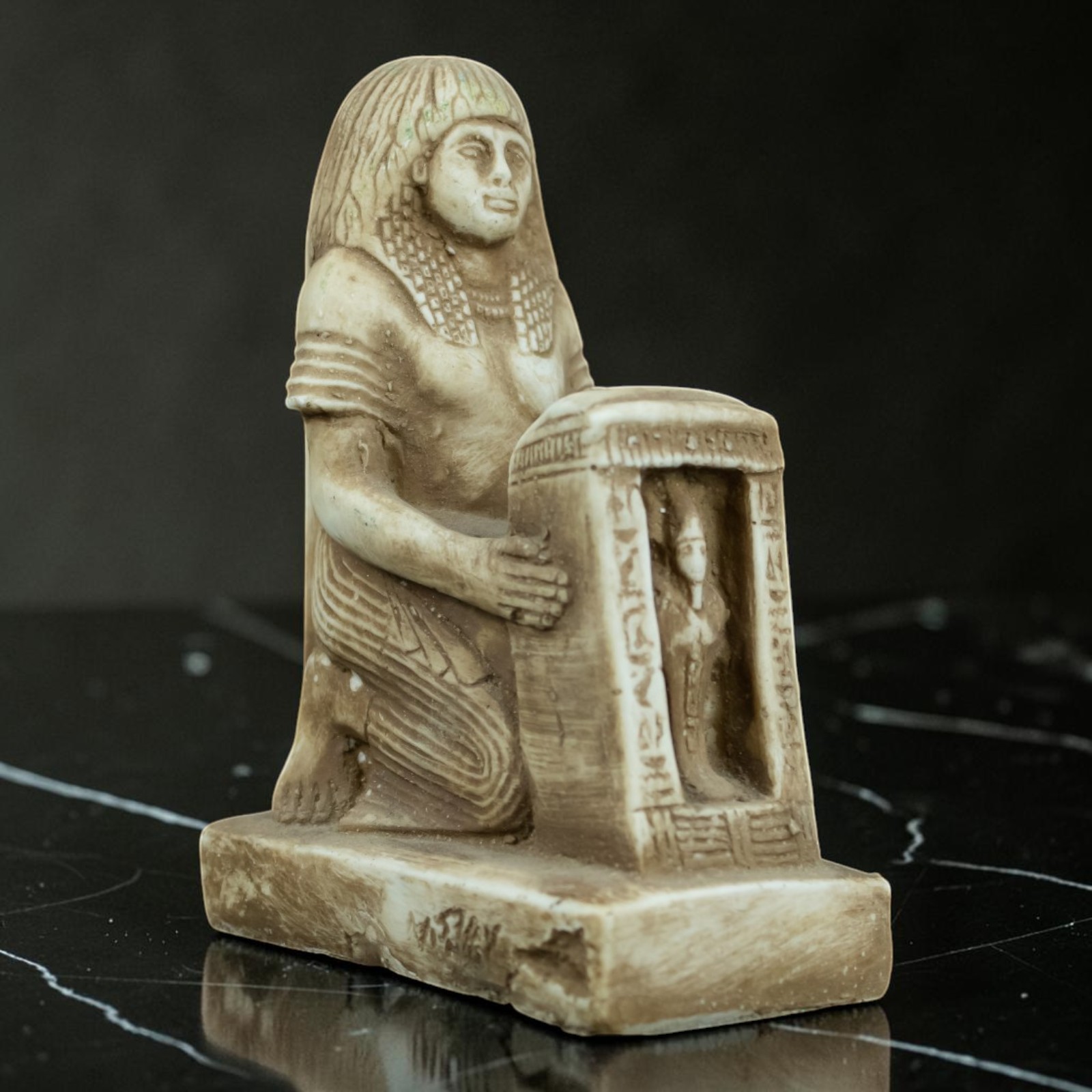 Ancient Egyptian Scribe Statue Unique Pharaonic Antiquities Mythology BC