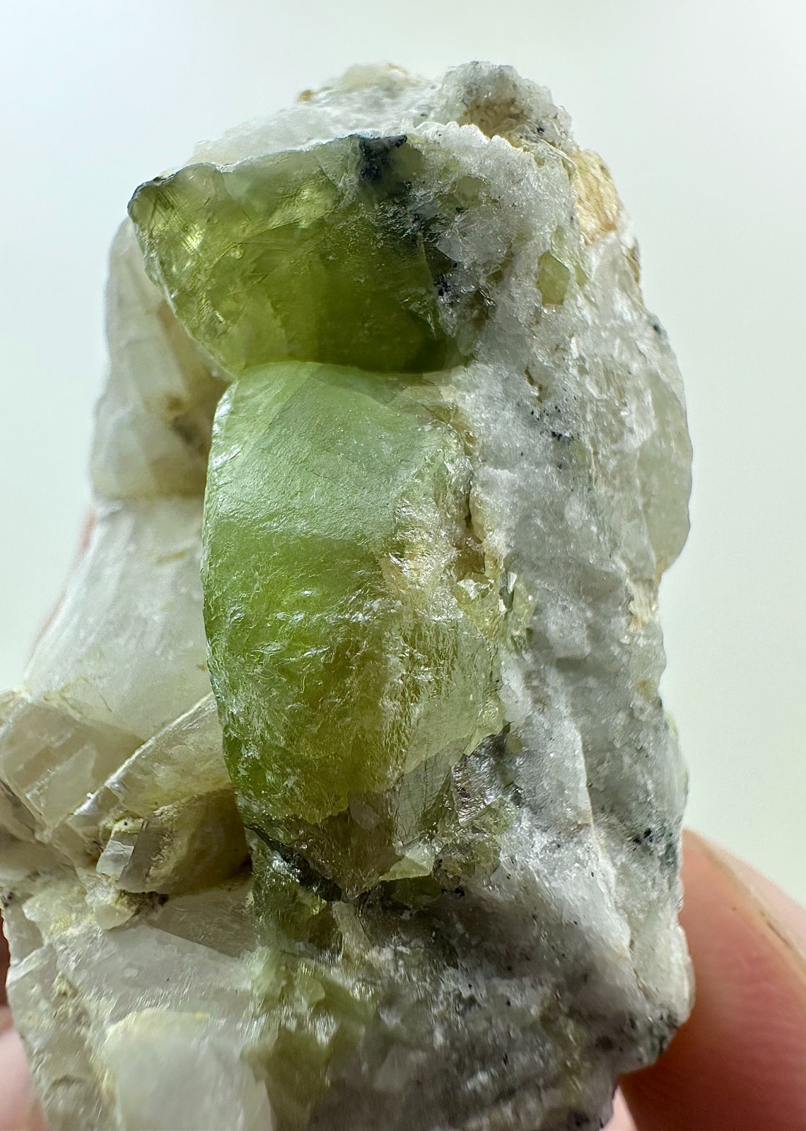 315 Carat  Titanite Green Sphene Crystals On Matrix Specimen From  Pakistan