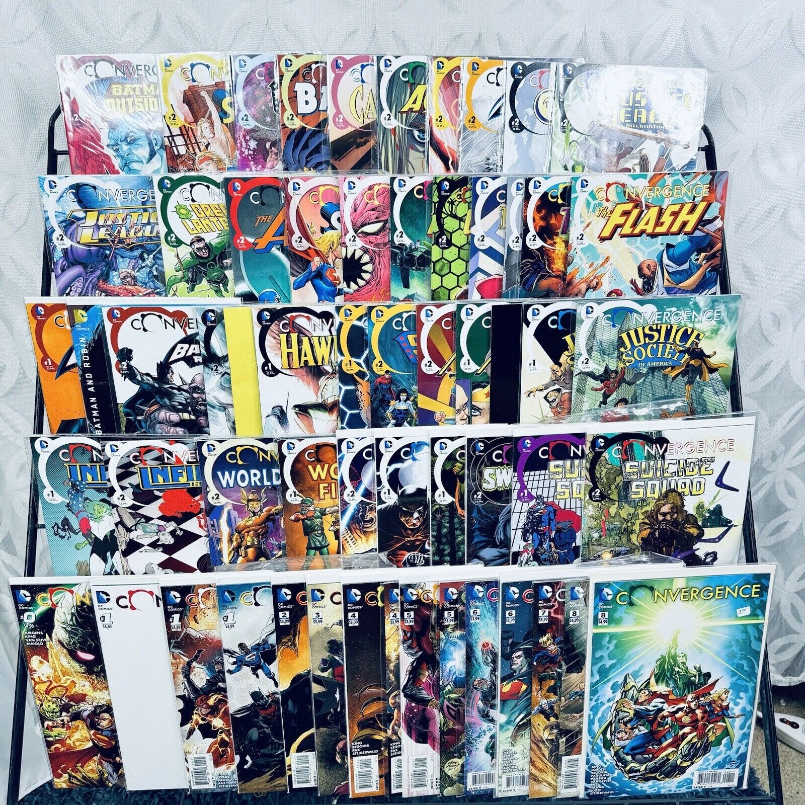 Convergence 0-8 & 10 Tie-Ins Mini Series + 21 #2 Issues Lot DC 2015