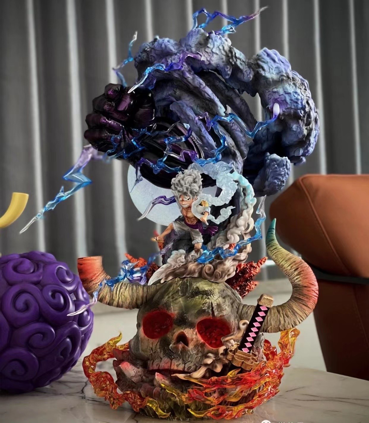 G5 Studio One Piece God Nika Luffy Resin Statue In Stock H36cm Demon Fruit