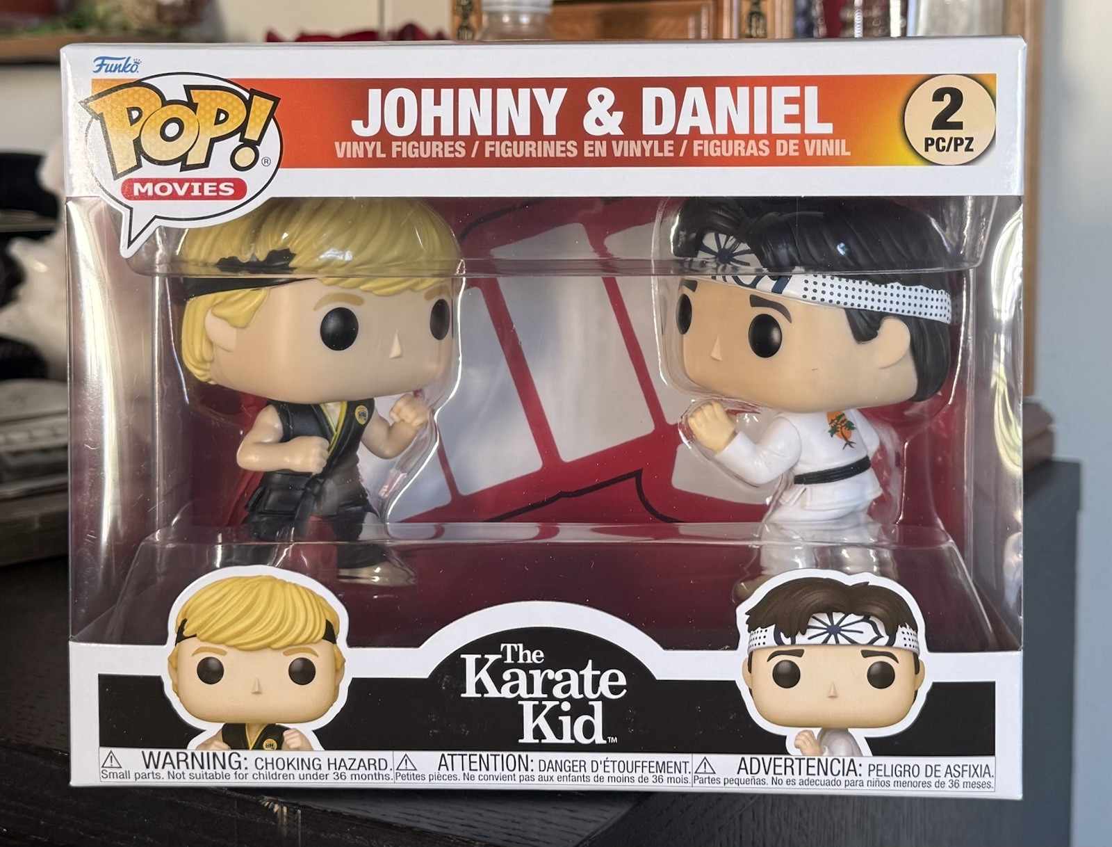 Funko Pop Movies: JOHNNY & DANIEL 2 Pack The Original Karate Kid IN HAND