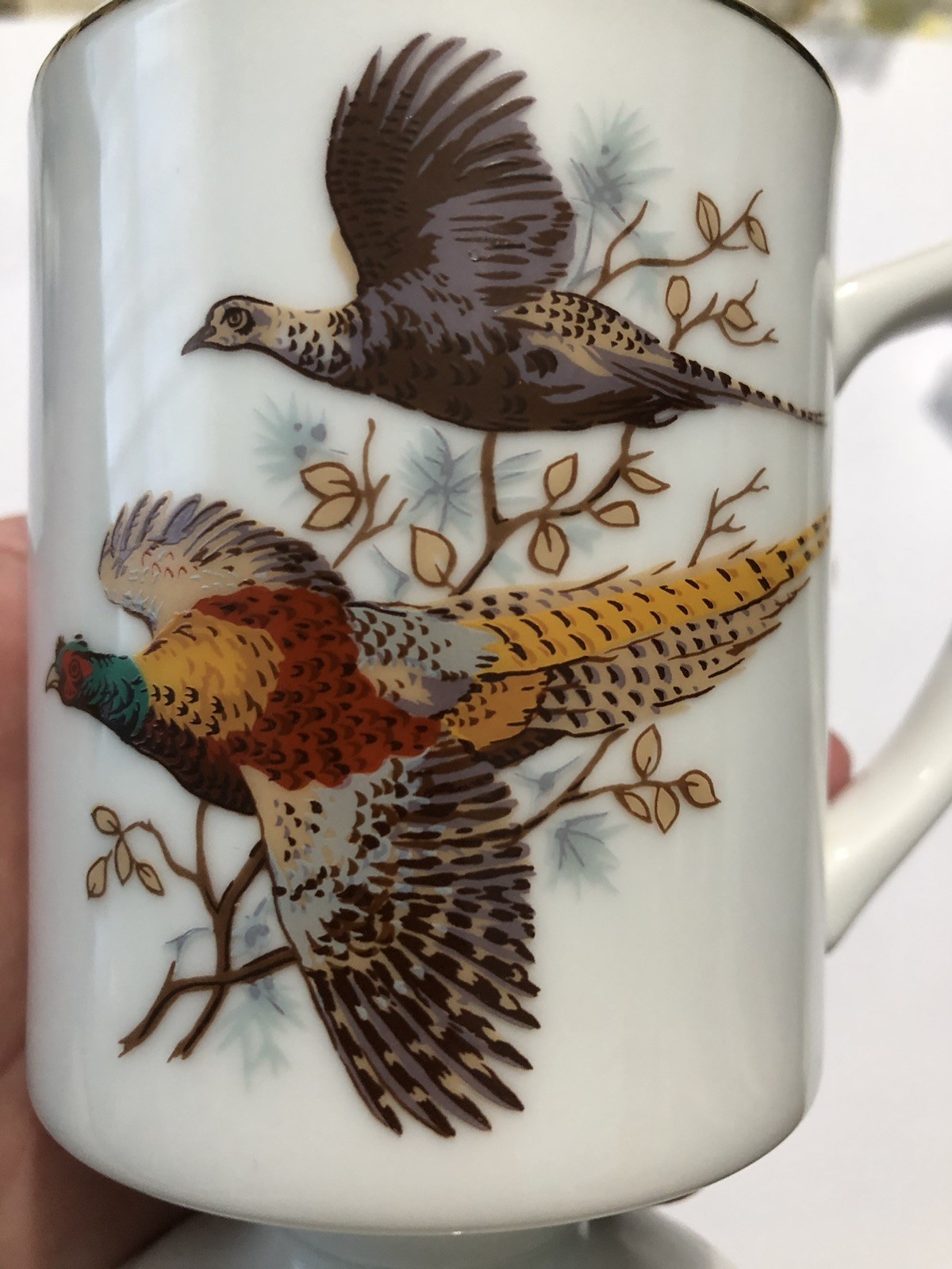 North Dakota Souvenir Glass Cup Bird Theme GS50C23