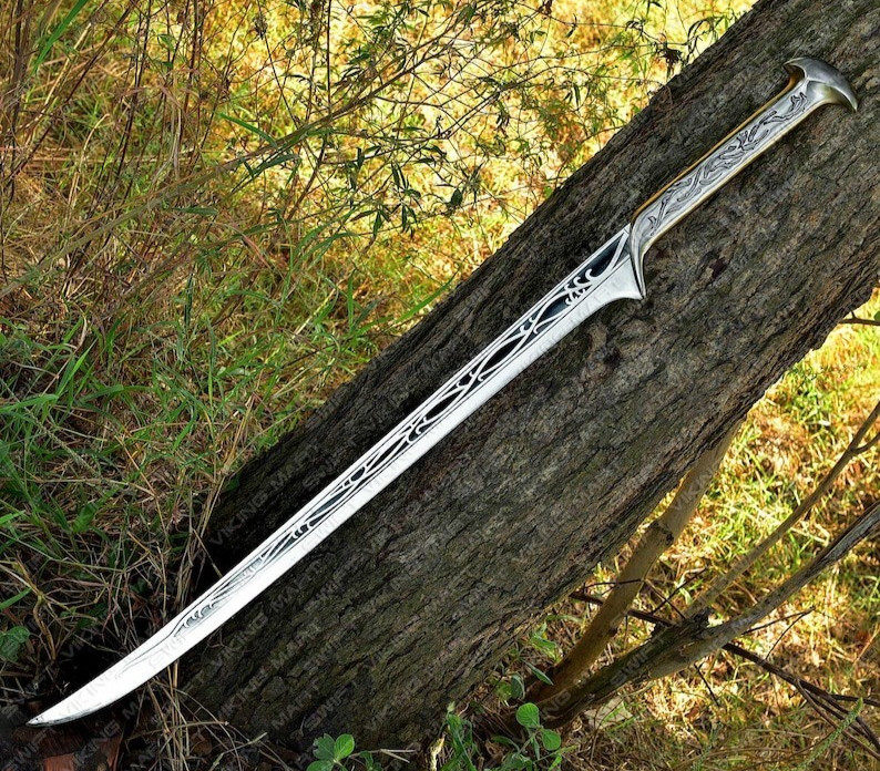 Viking Sword | Thranduil Elven Sword | Medieval Unique Collectible Piece W Sheat