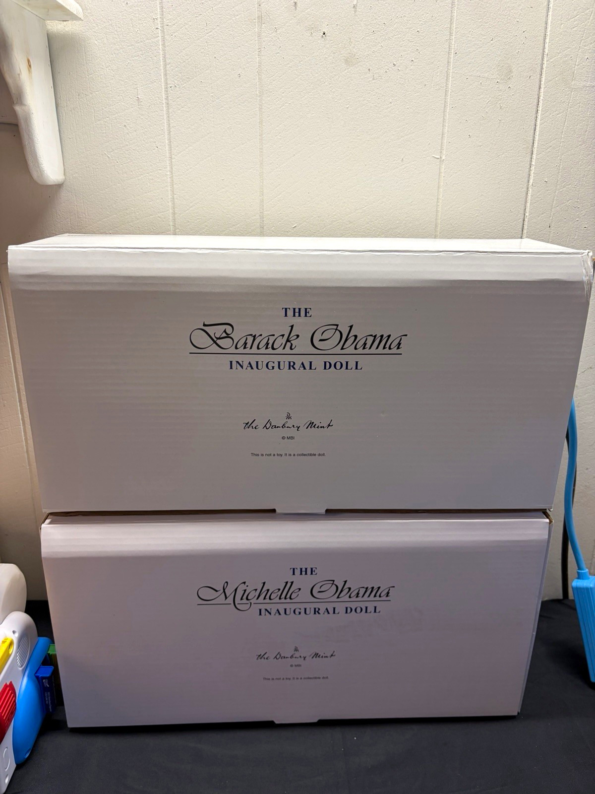 Danbury Mint Barack & Michelle Obama 2008 Inaugural Doll Set, Politics