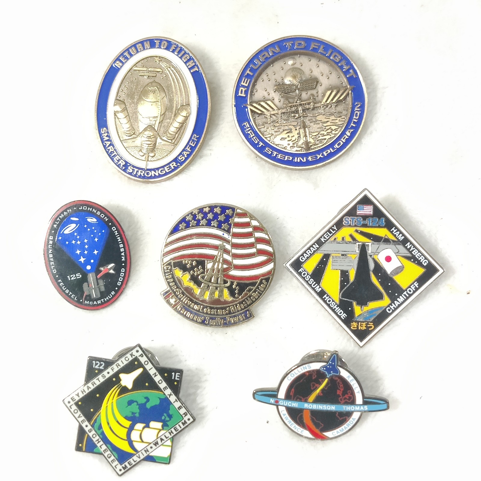 NASA Space Shuttle Station Planets Collectible Pin Lot