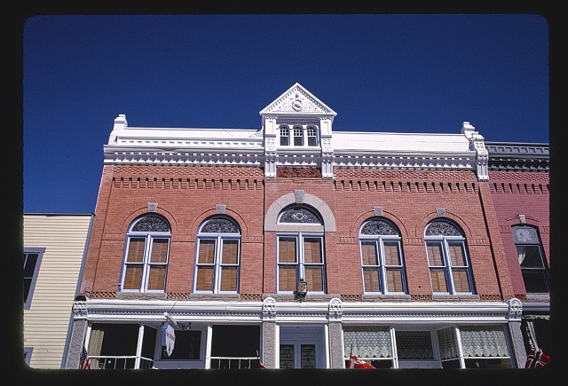 Photo:Georgetown Colorado 1991 Commercial Building 6th Street Top Detail