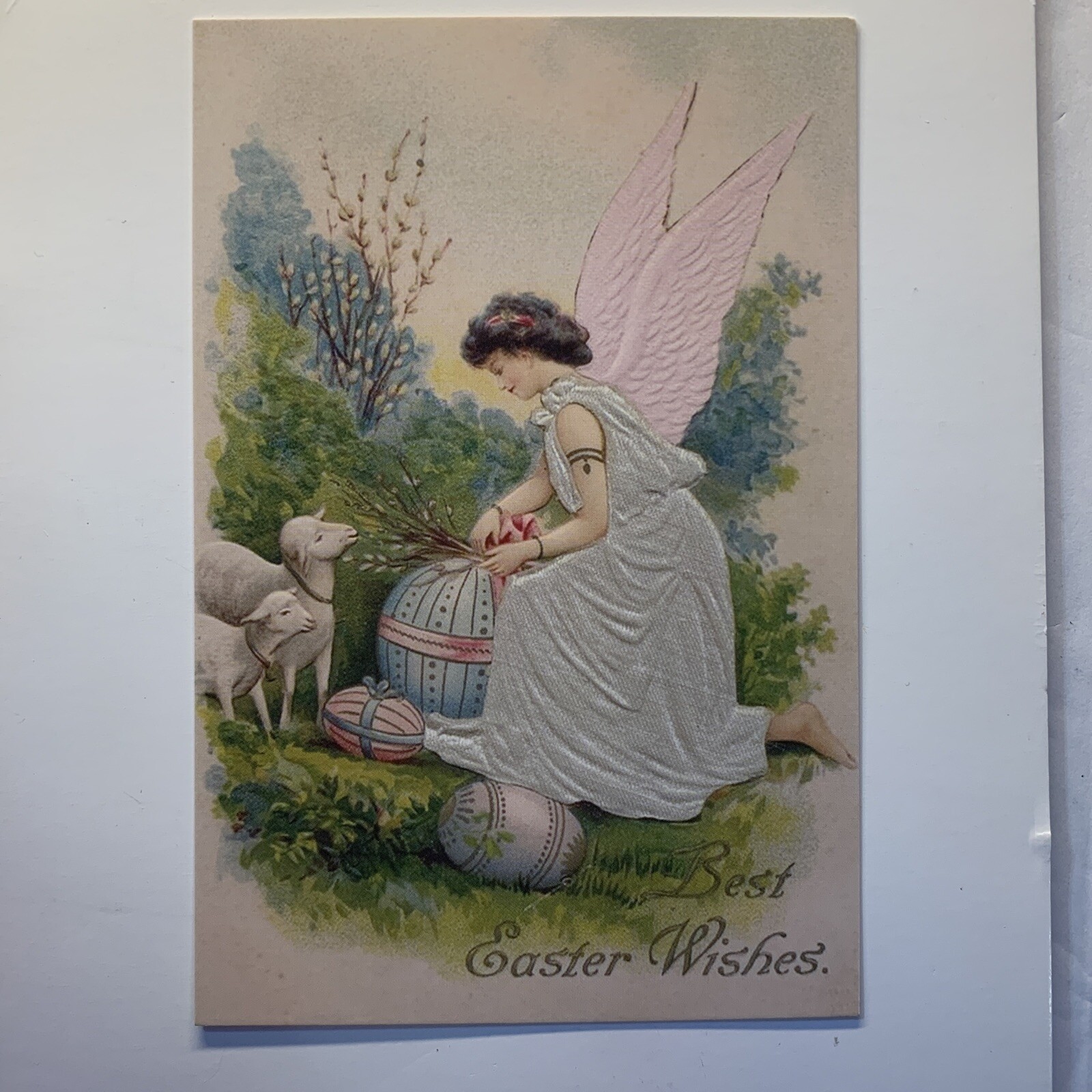 Easter Unused Postcard Greeting Card Vintage Style 4 X 6