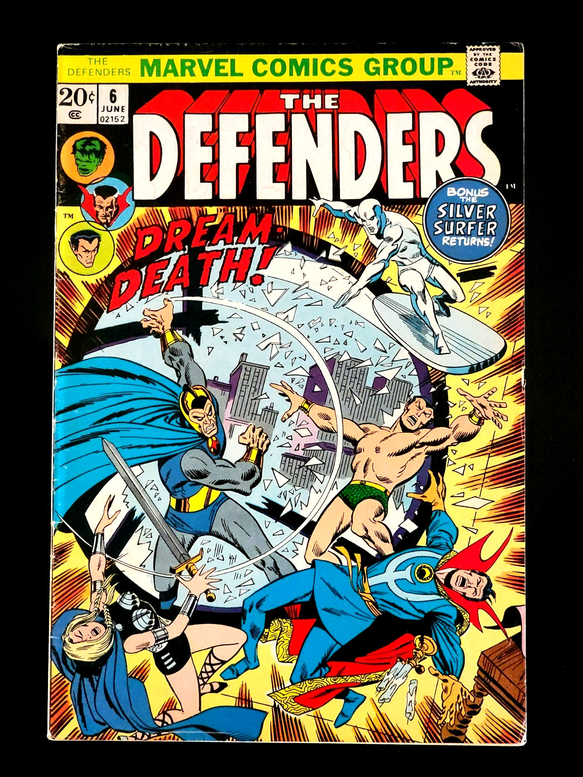 Defenders #6 (June 1973, Marvel)