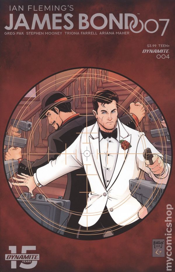 James Bond 007 #4B Robson Variant NM 2019 Stock Image
