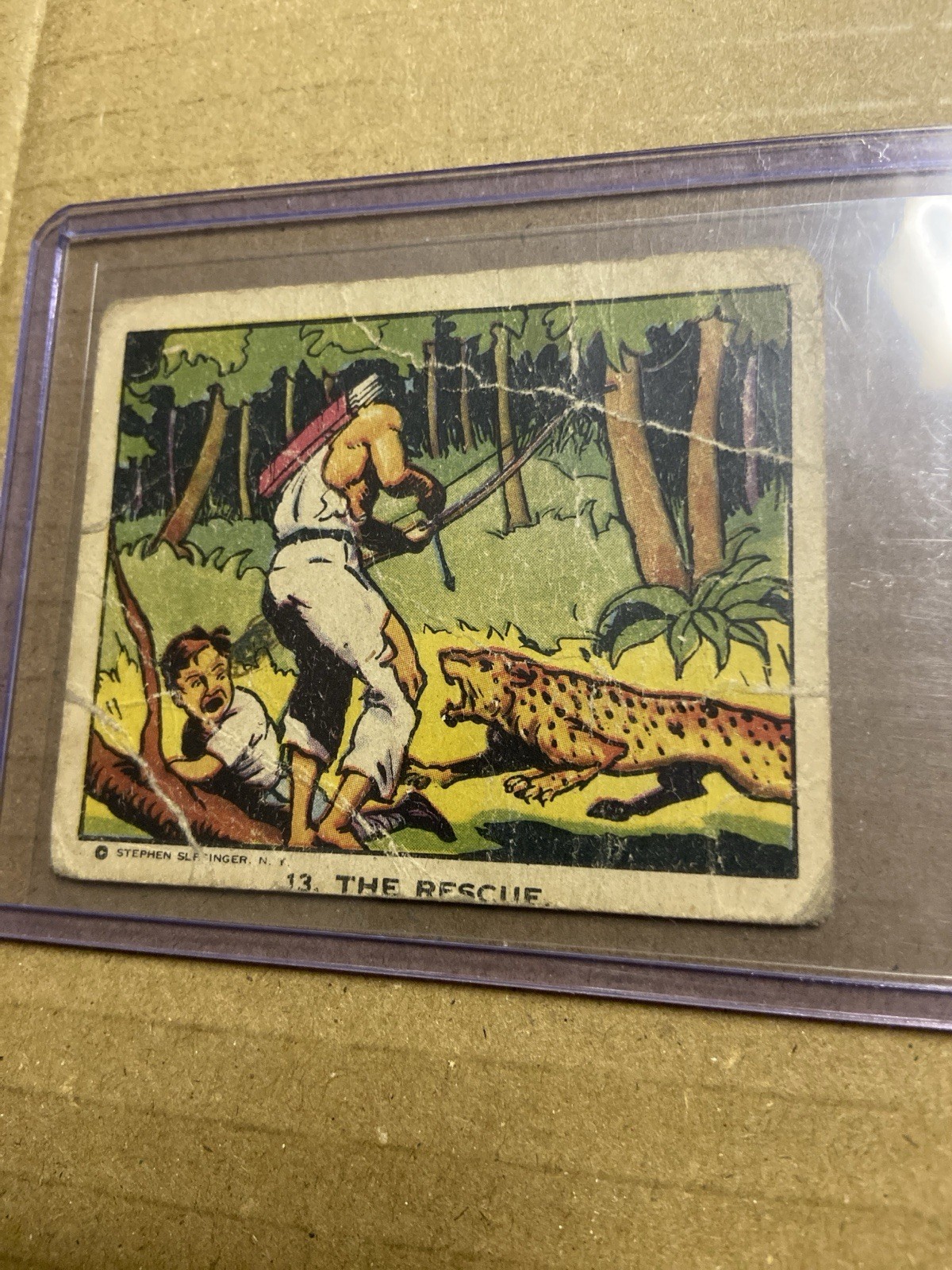Schutter-Johnson Tarzan Vault of Isis #13 The Rescue Non-Sport Trading Card