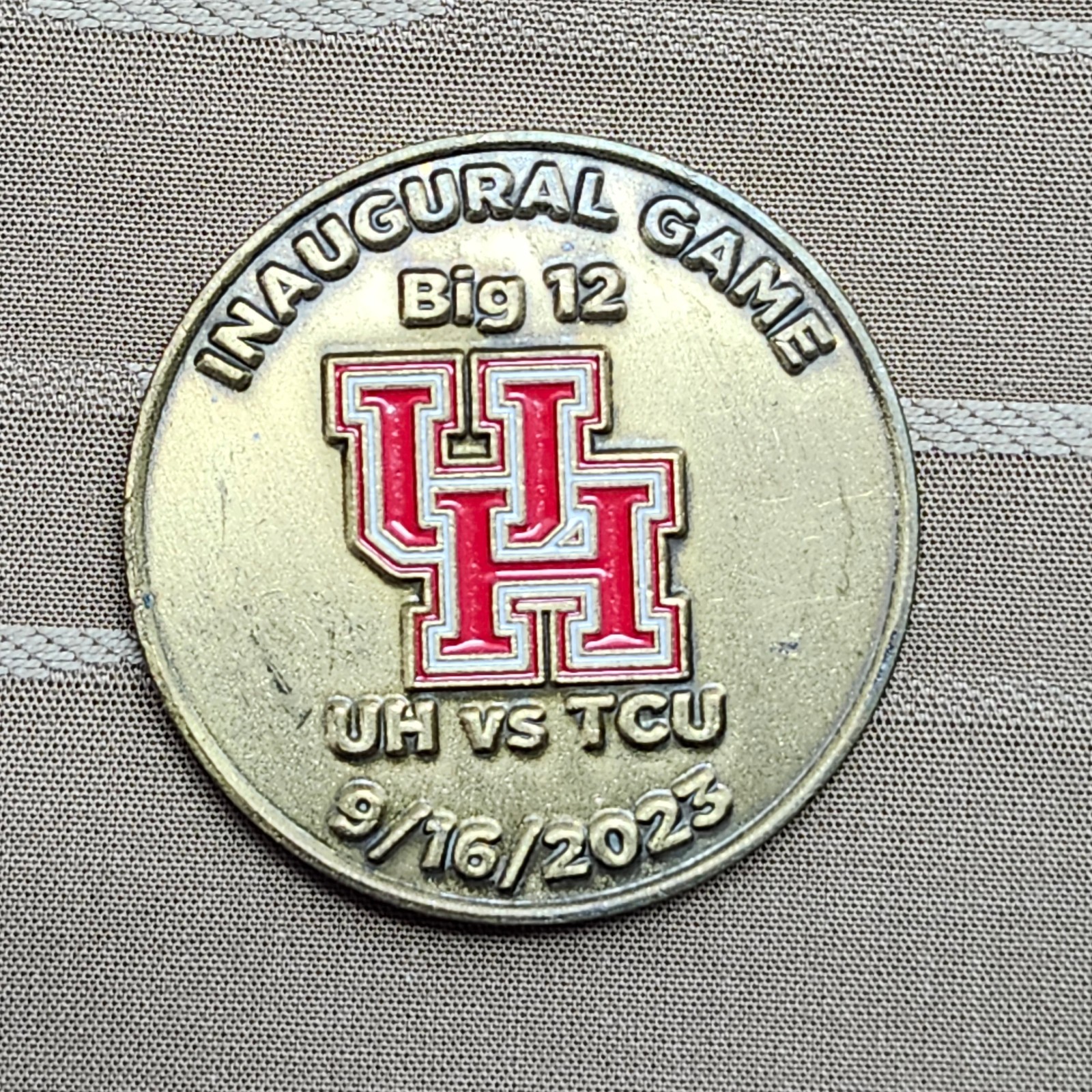 University of Houston Cougars Big 12 Inaugural Game Coin 2023 UH vs TCU Alumni