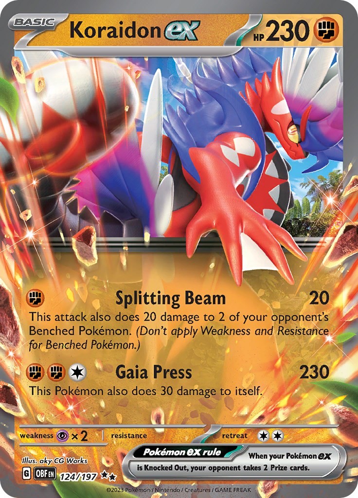 Koraidon ex Holofoil [OBF - 124/197]
