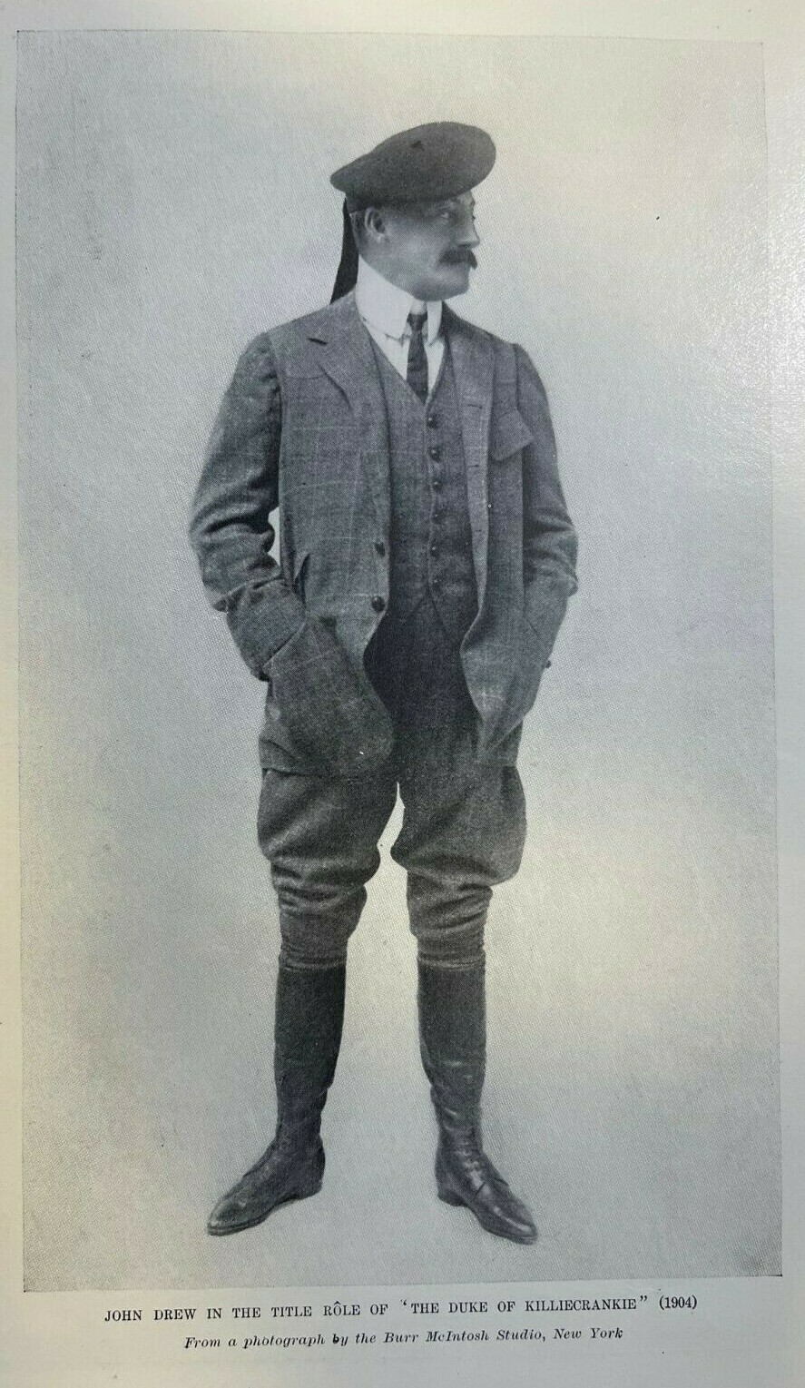 1906 Actor John Drew illustrated