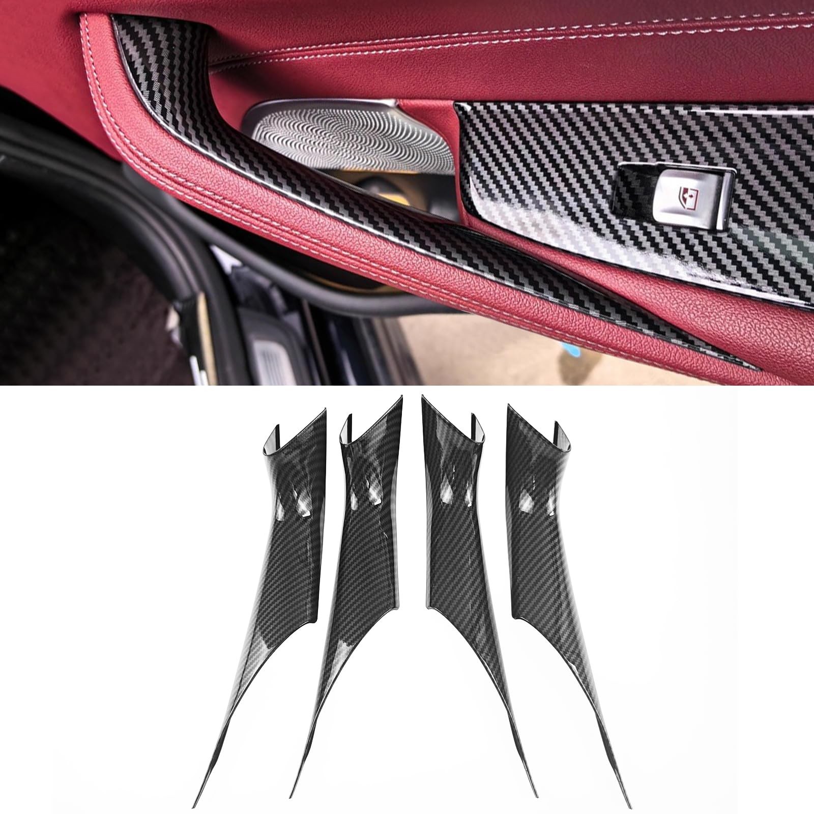 for BMW 5 Series G30 G31 2017-2022 Door Handles Protective Covers | 4PCS Left... for BMW 5 Series G30 G31 2017-2022 Door Handles Protective Covers | 4PCS Left...