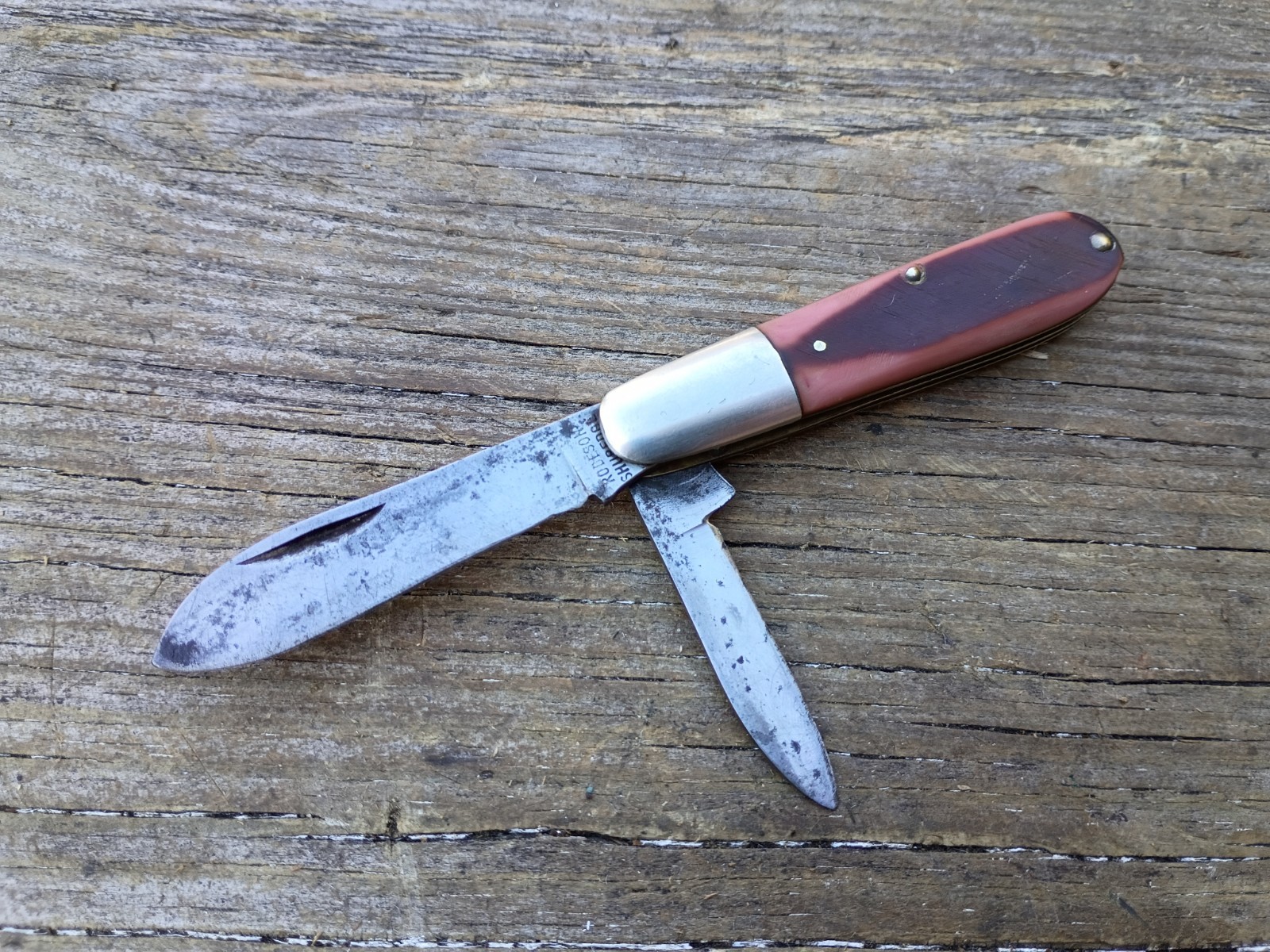 Vintage Robeson Shuredge USA Barlow Pocket Knife 521168