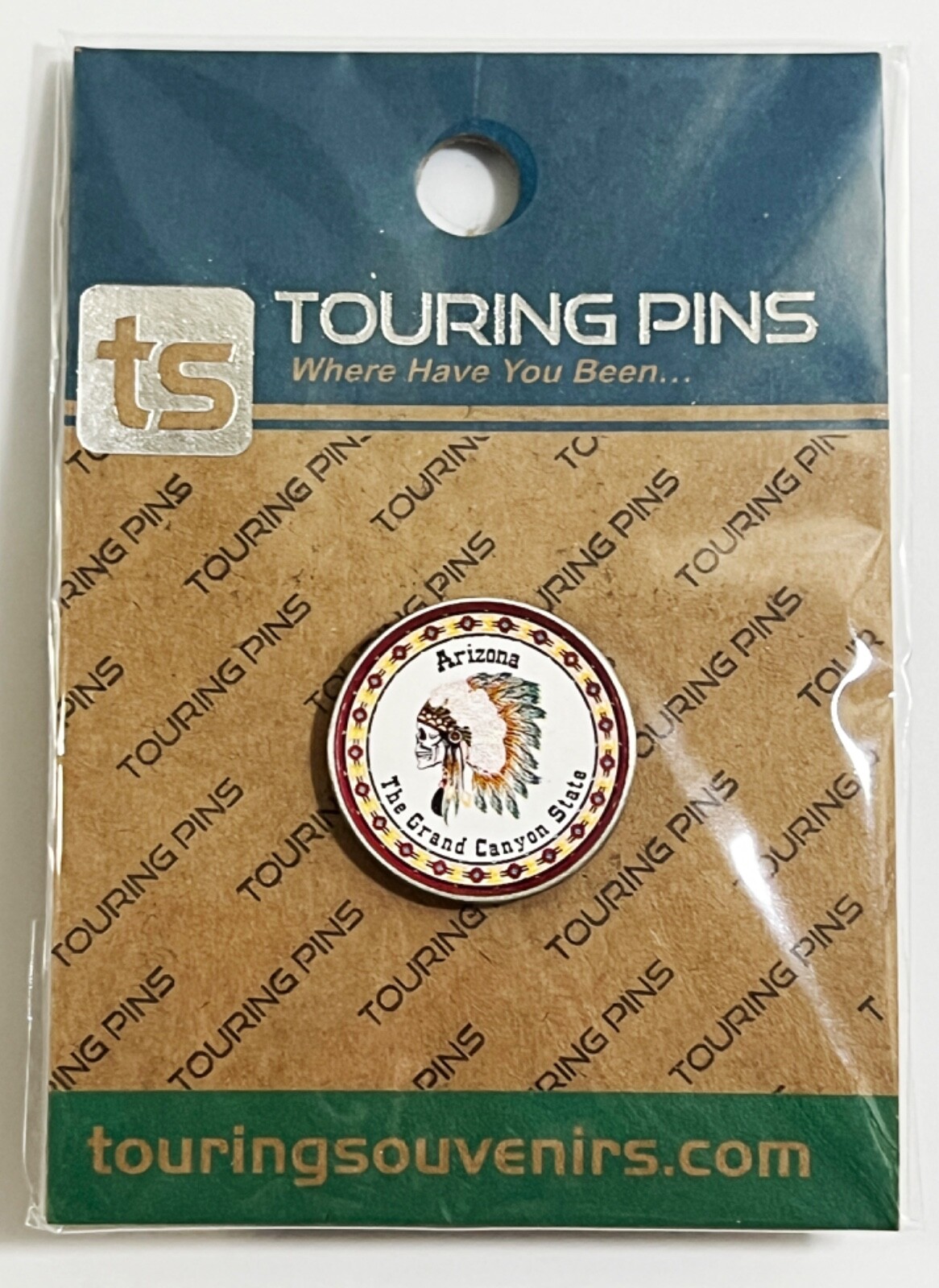 Arizona The Grand Canyon State Touring Pin (NEW SEALED)
