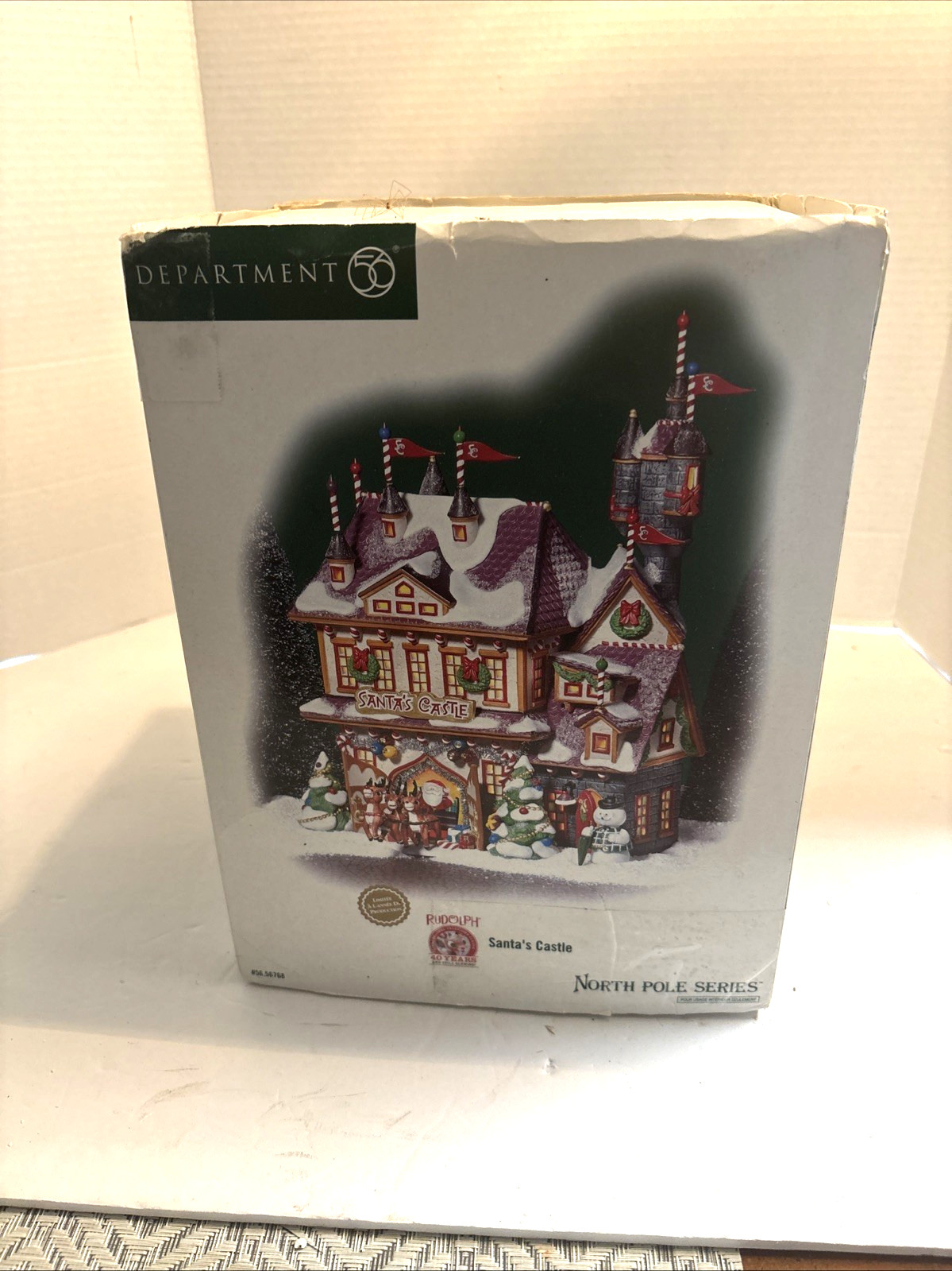 Department 56 Rudolph Santa’s Castle North Pole Series Lighted 56.56768