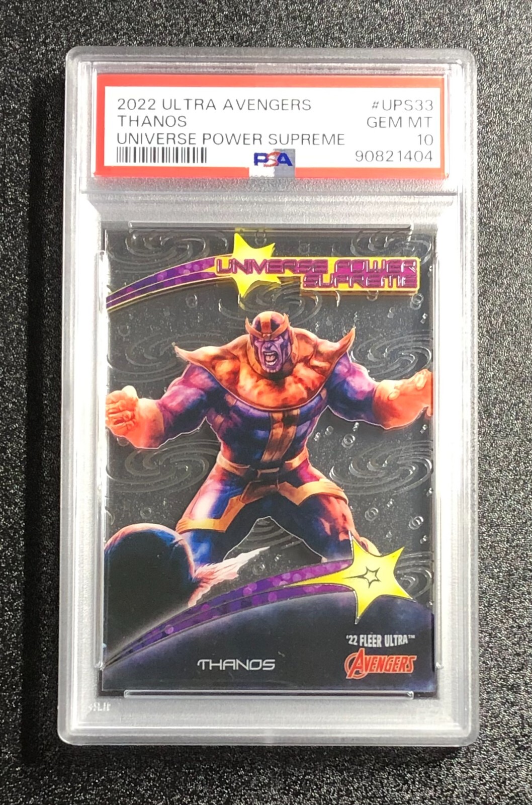 2022 UD Marvel Ultra Avengers 🔥 Thanos Universe Power Supreme PSA 10 🔥