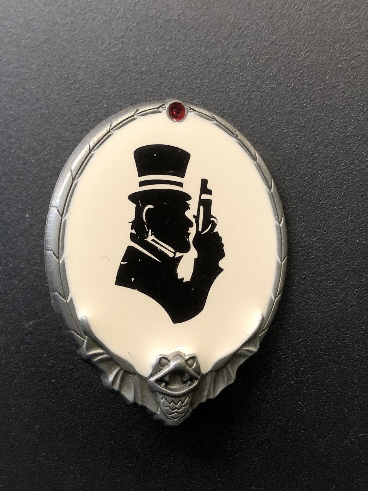 WDW Disney Haunted Mansion Dueler Pin Silhouette Event Room For One More
