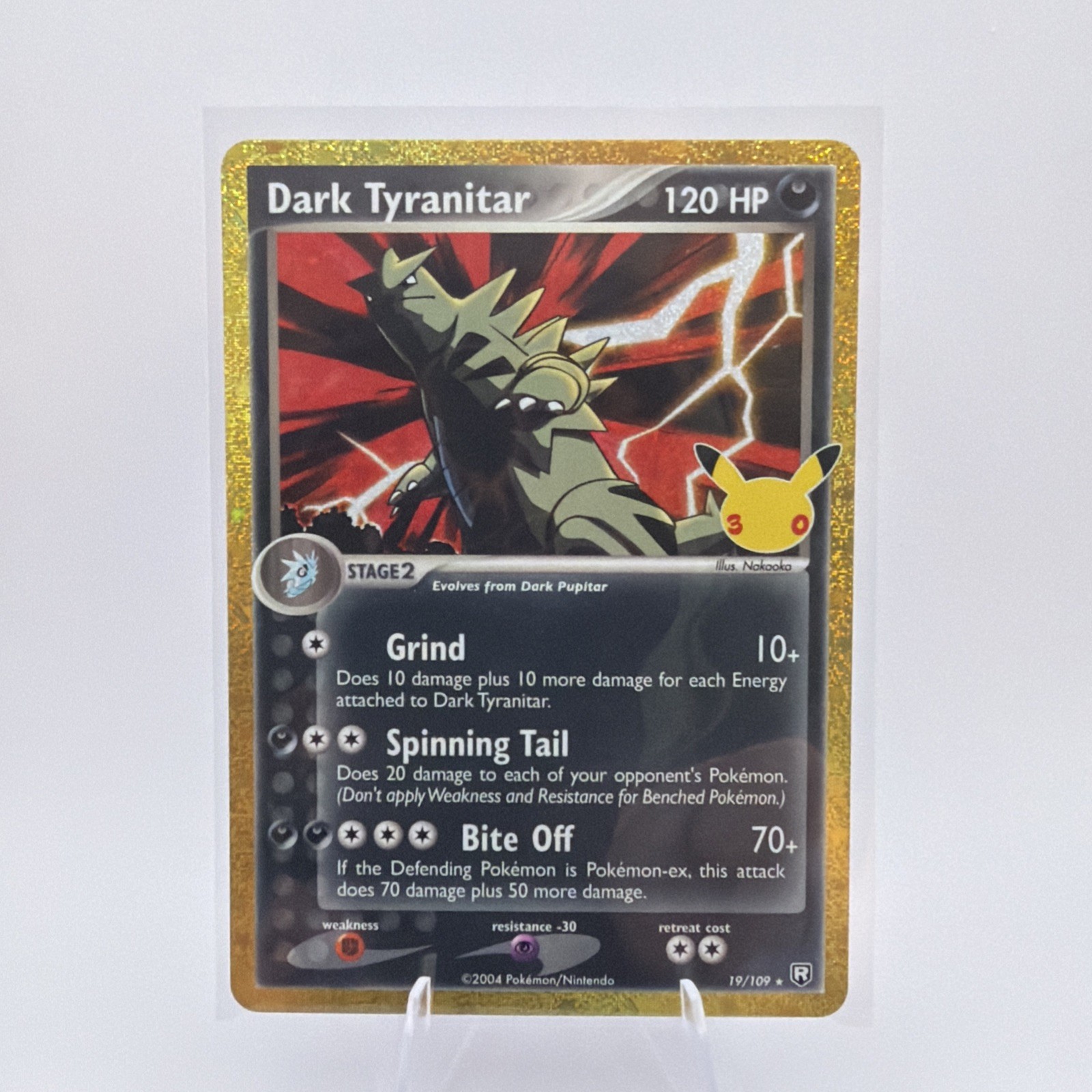 Pokemon TCG: Dark Tyranitar 19/109 Me: 30th Celebration Classic Collection 