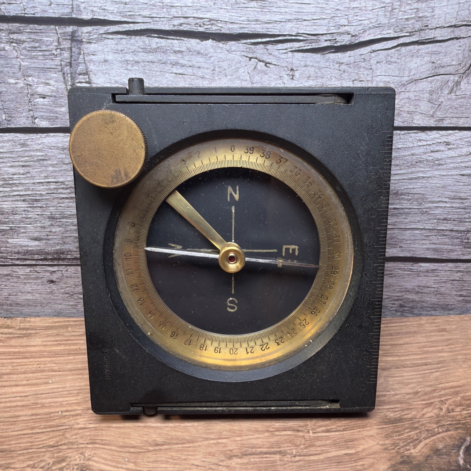 Antique Stoppani Bern Swiss Military Transit Compass Surveyor Engineering Brass