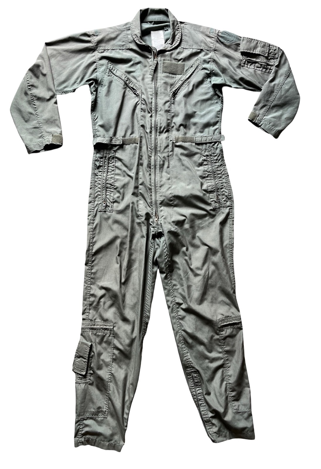 USGI Coveralls Flyers Summer Fire Resistant Mens Size 42 Long Green 1993 Dated
