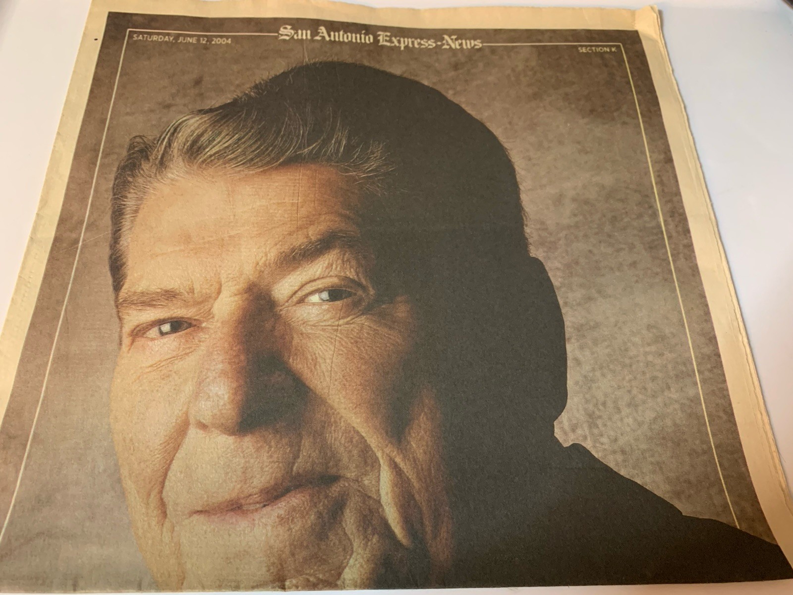 2004 THE RECORD newspaper RONALD REAGAN FUNERAL June 12, 2004