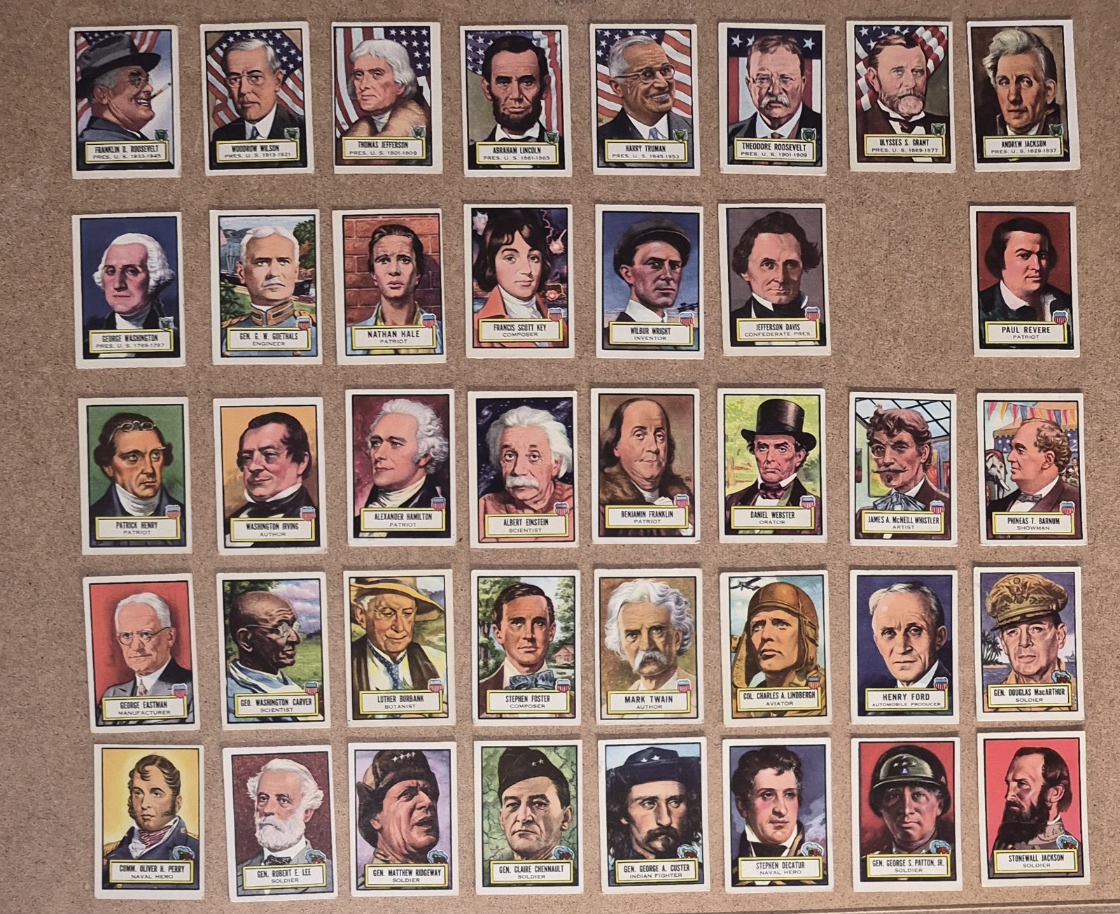 1952 Topps Look N See Vintage Popular VG Set 134/135 No Ruth (One Collector)