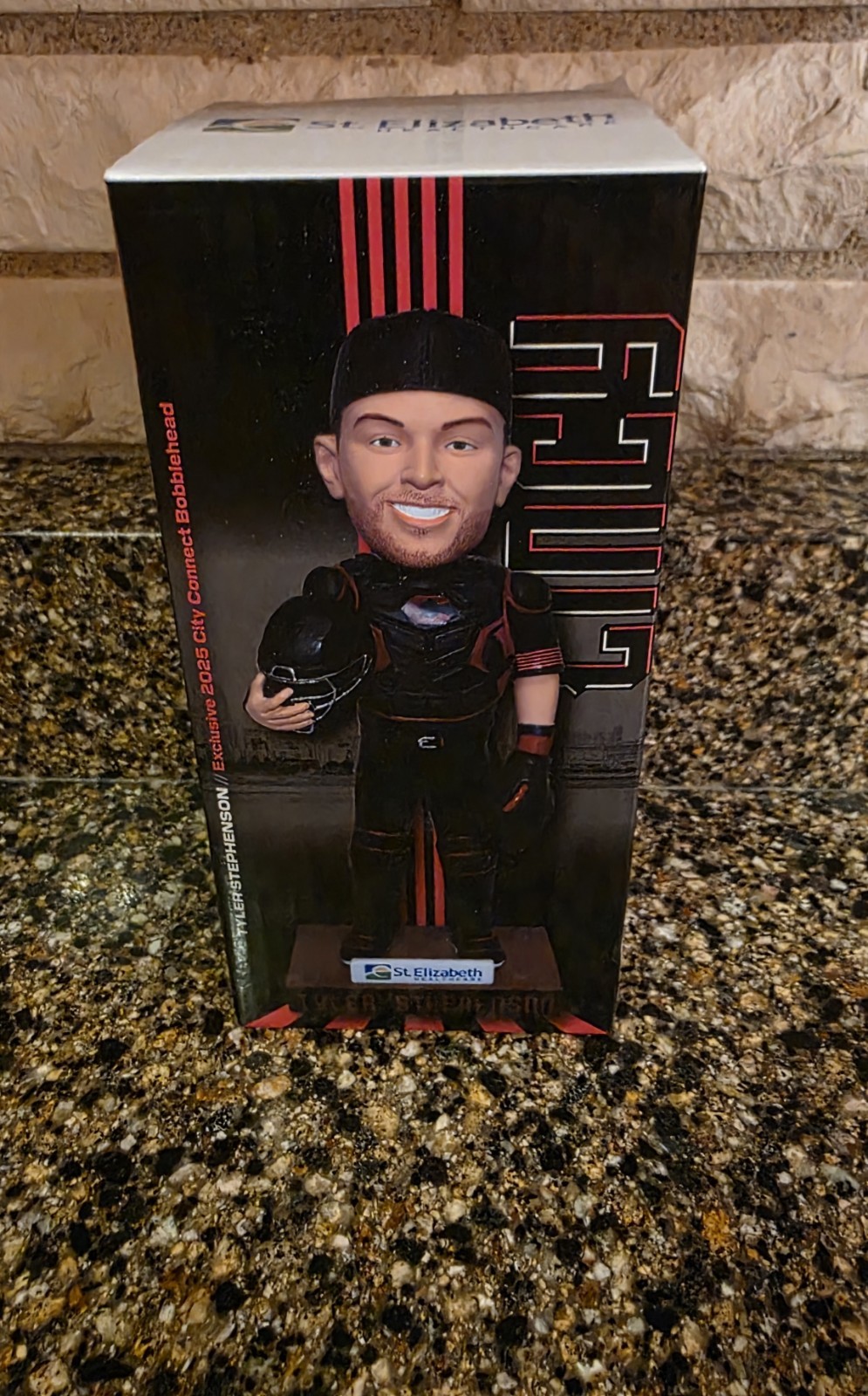 Impact Tyler Stephenson Exclusive 2025 City Connect Sports Bobblehead Figure