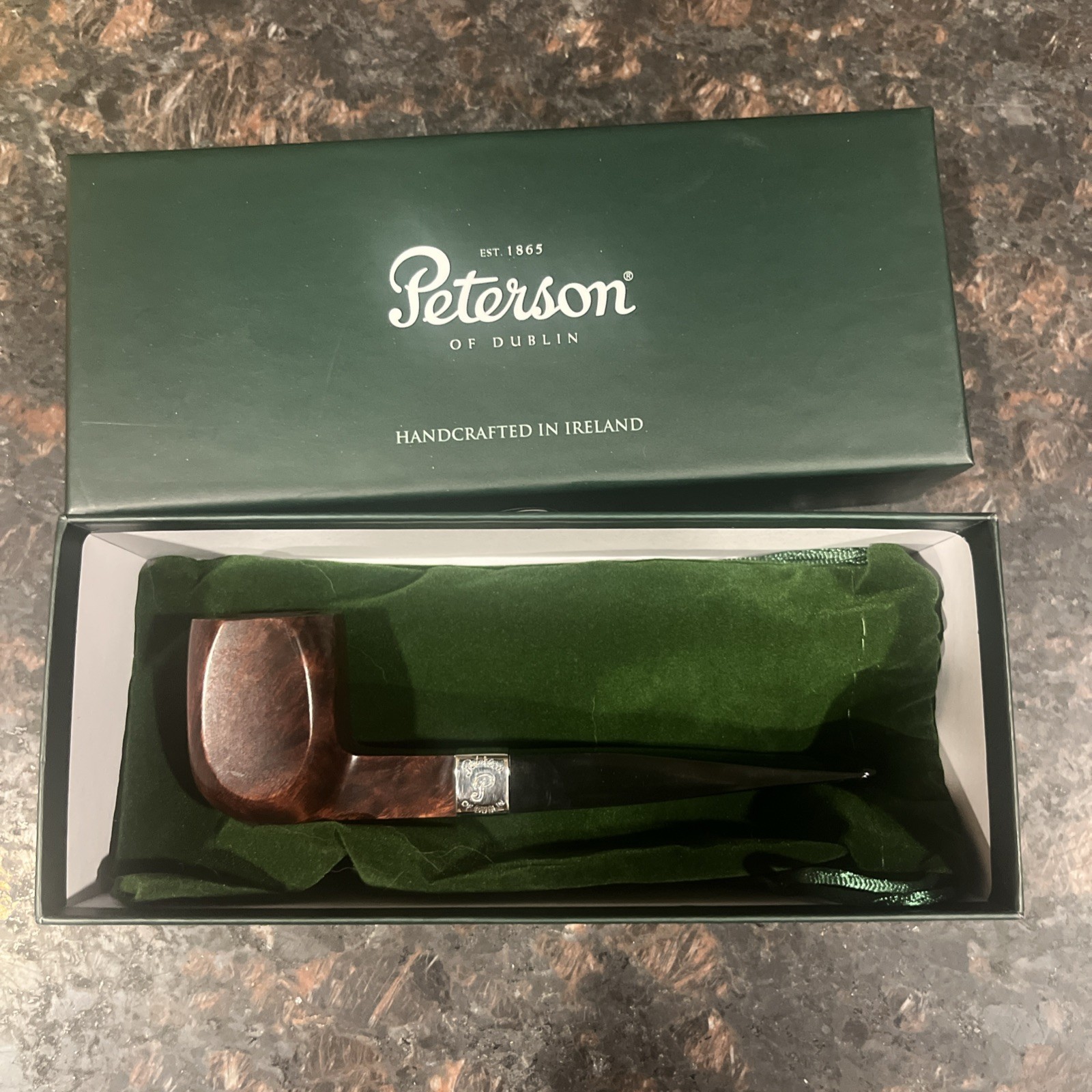 New Peterson Aran Smooth Nickel Mounted (444) Fishtail