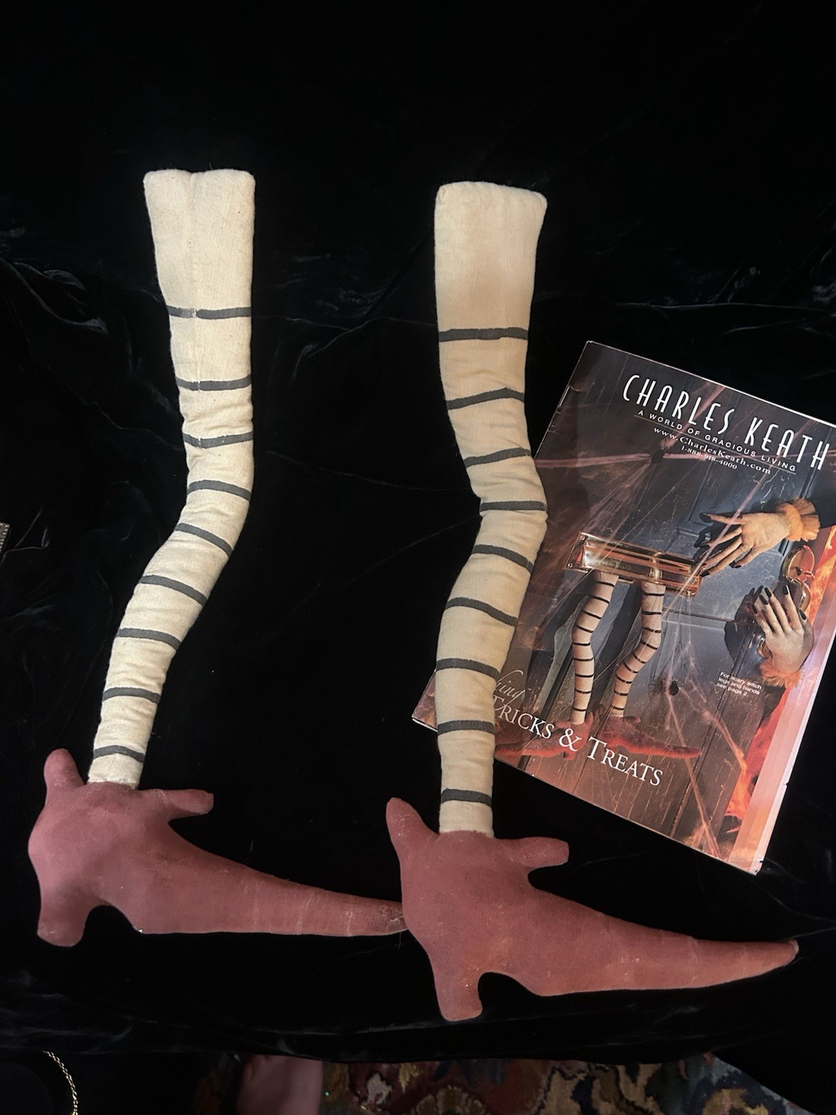 Vintage Dangling Witch Legs From Charles Keath 2006 Catalog