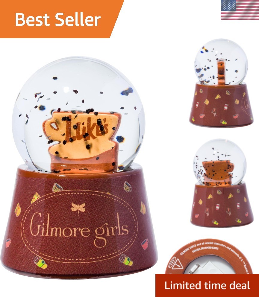Gilmore Girls Luke's Diner, Light Up Snow Globe, 45mm Gilmore Girls Luke's Diner, Light Up Snow Globe, 45mm