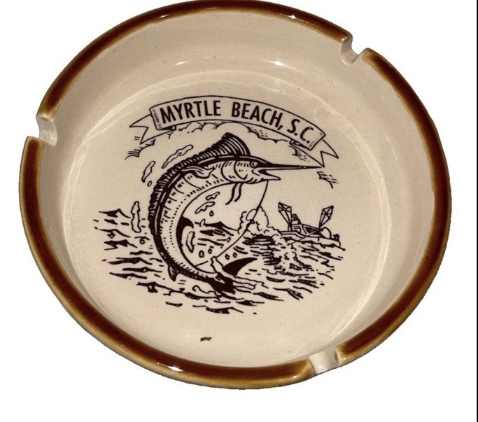 Cute Vintage Myrtle Beach Souvenir Ashtray 5\