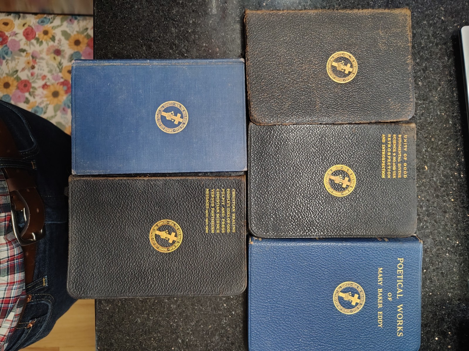 Mary Baker Eddy Christian Science Books: Church Manual, Poetical Works, Healing