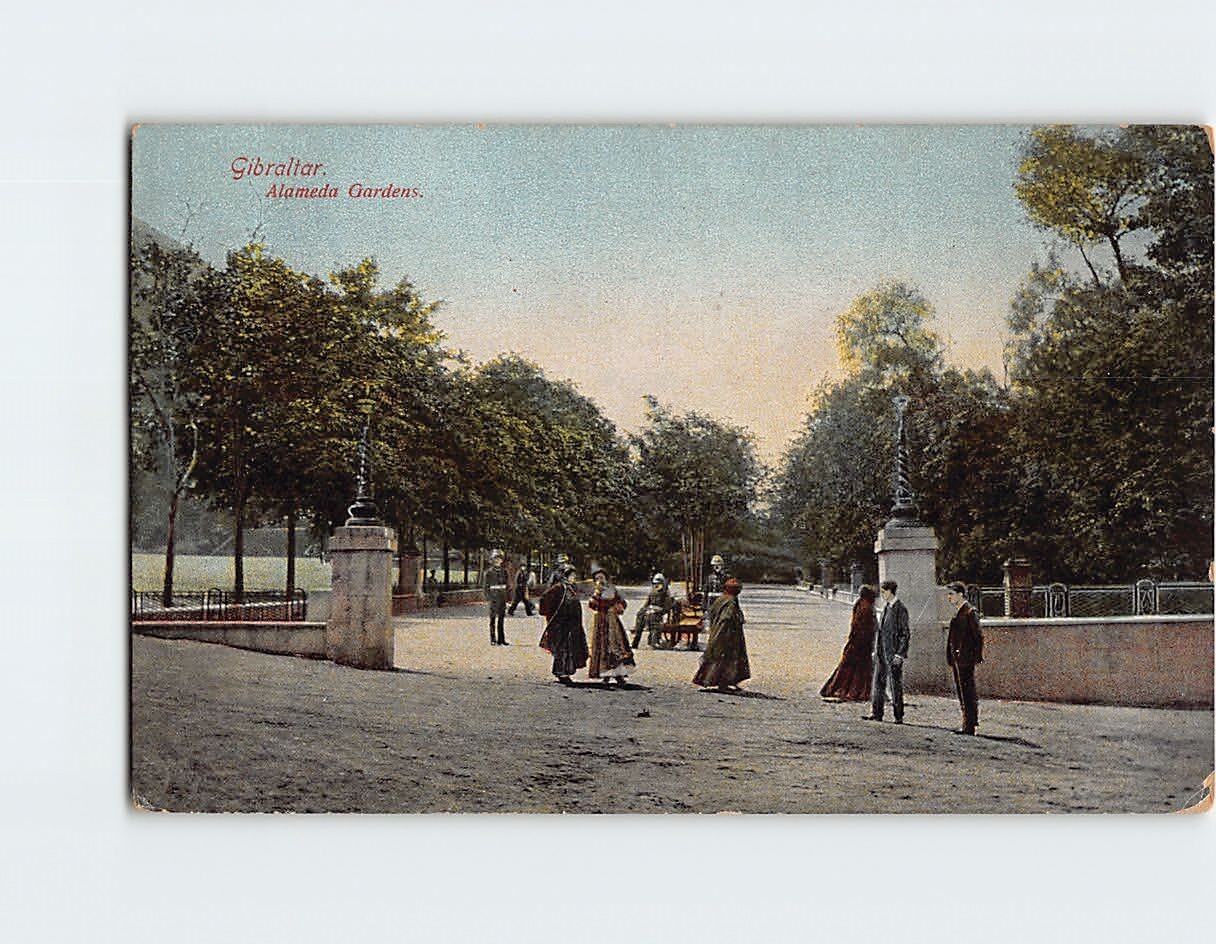 Alameda Gardens Gibraltar British Overseas Territory P-196850