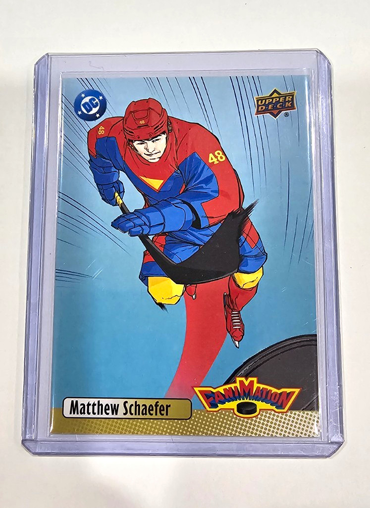 Upper Deck 2025 DC Fanimation Crossover FN5 Matthew Schaefer Gold Card