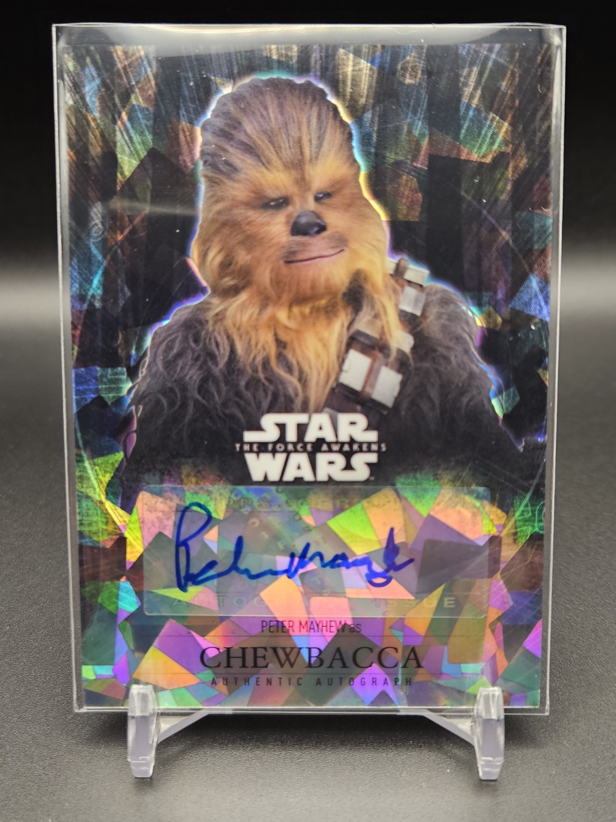 2016 Topps - Force Awakens -Chewbacca AUTO Peter Mayhew /99
