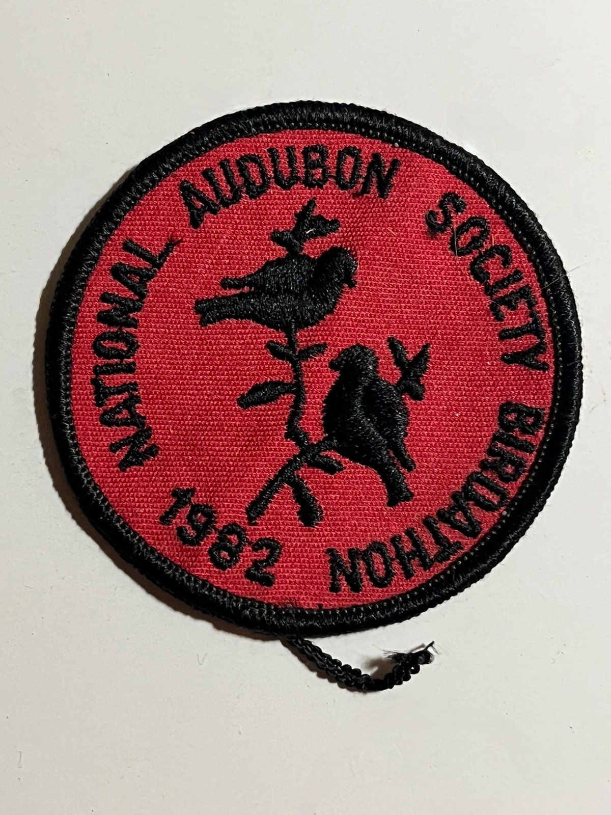 RARE Vintage 1982 National Audubon Society Patch Birdathon 3\